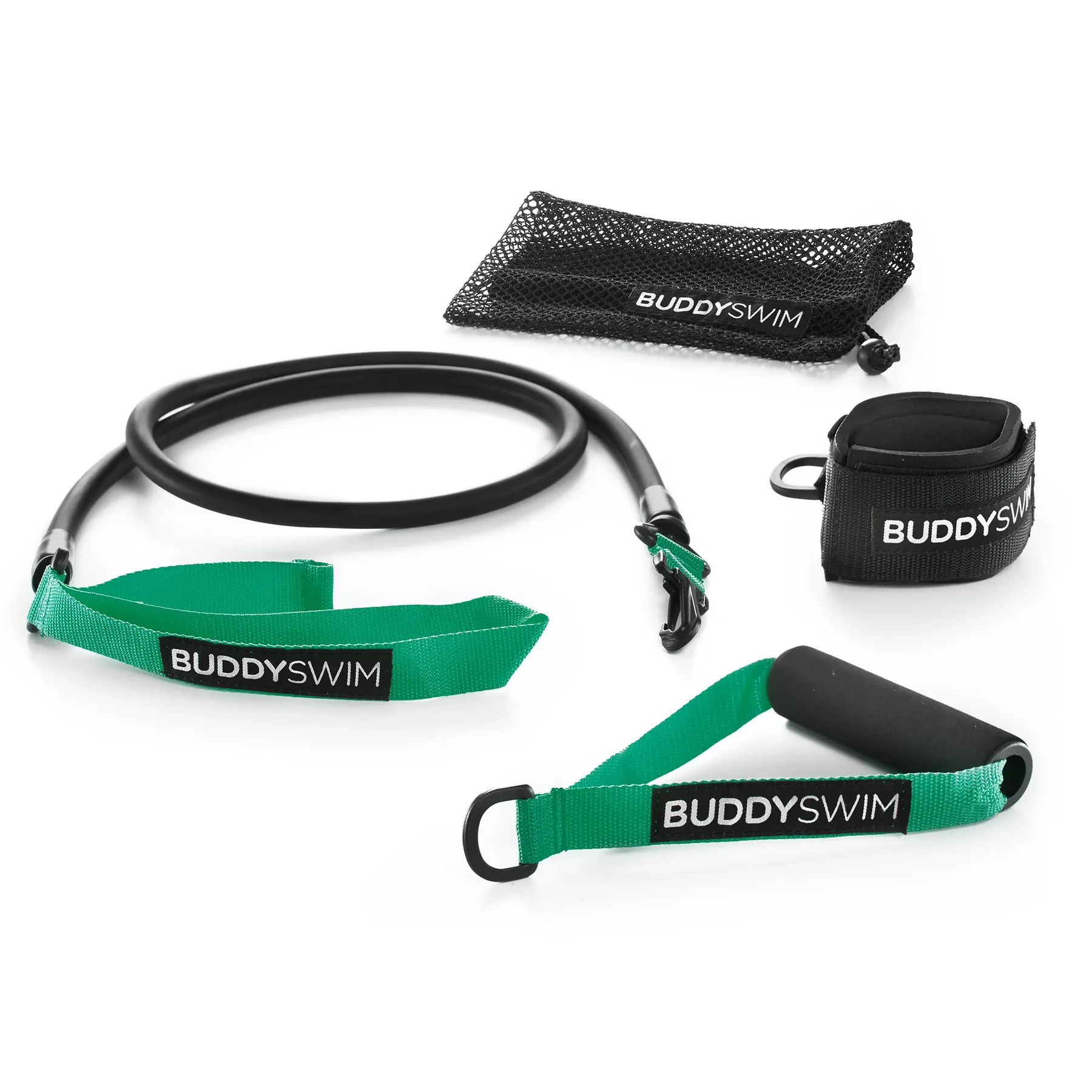 Weerstandsband met verwisselbaar blad en handgrepen - Touwen BuddySwim Ulimate dryland X-Light