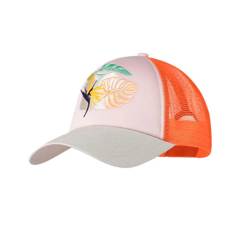 Buff Unisex Orange Trucker Cap Myir