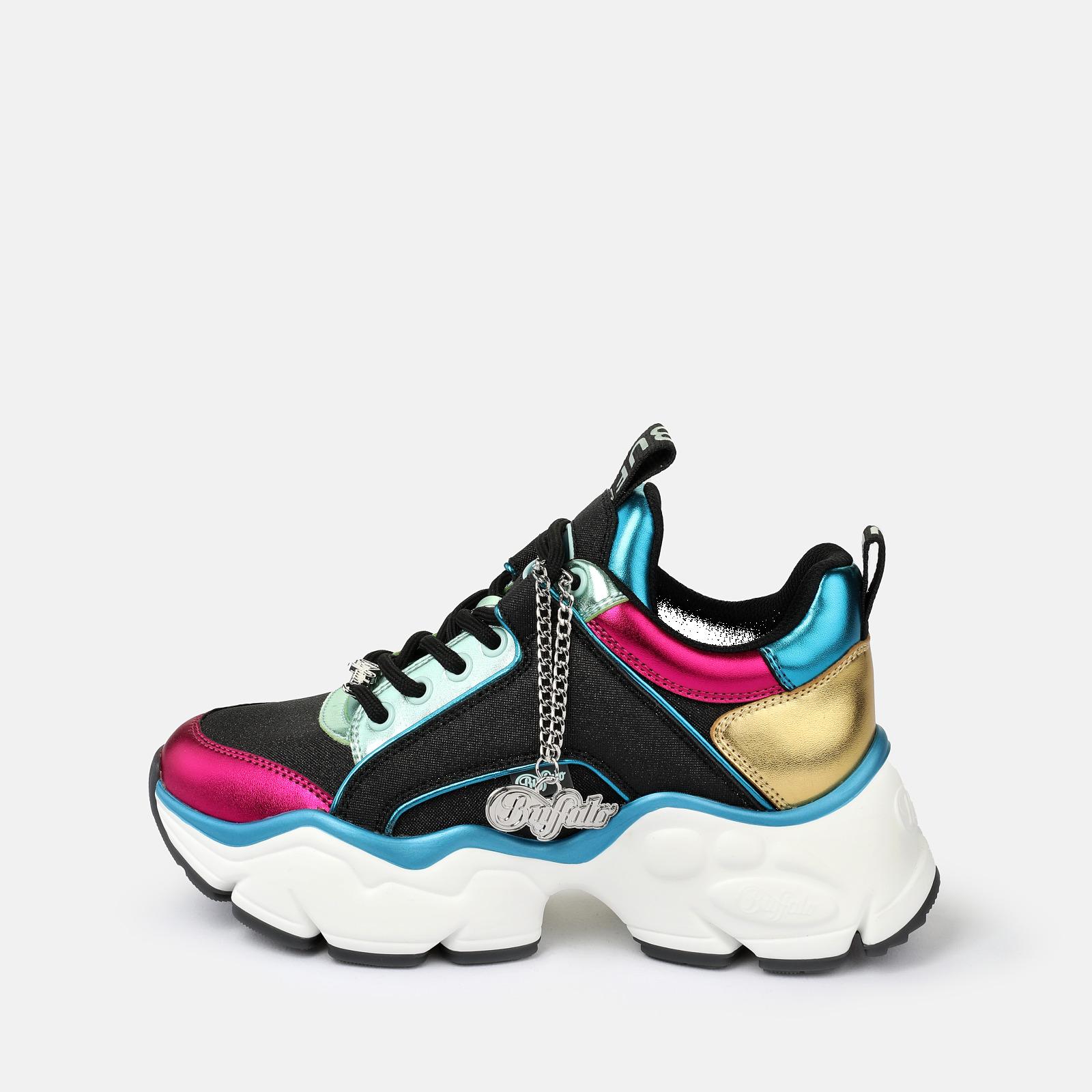 4068518085205 - Vegane Nappa Textil-Sneaker für Damen Binary Glam