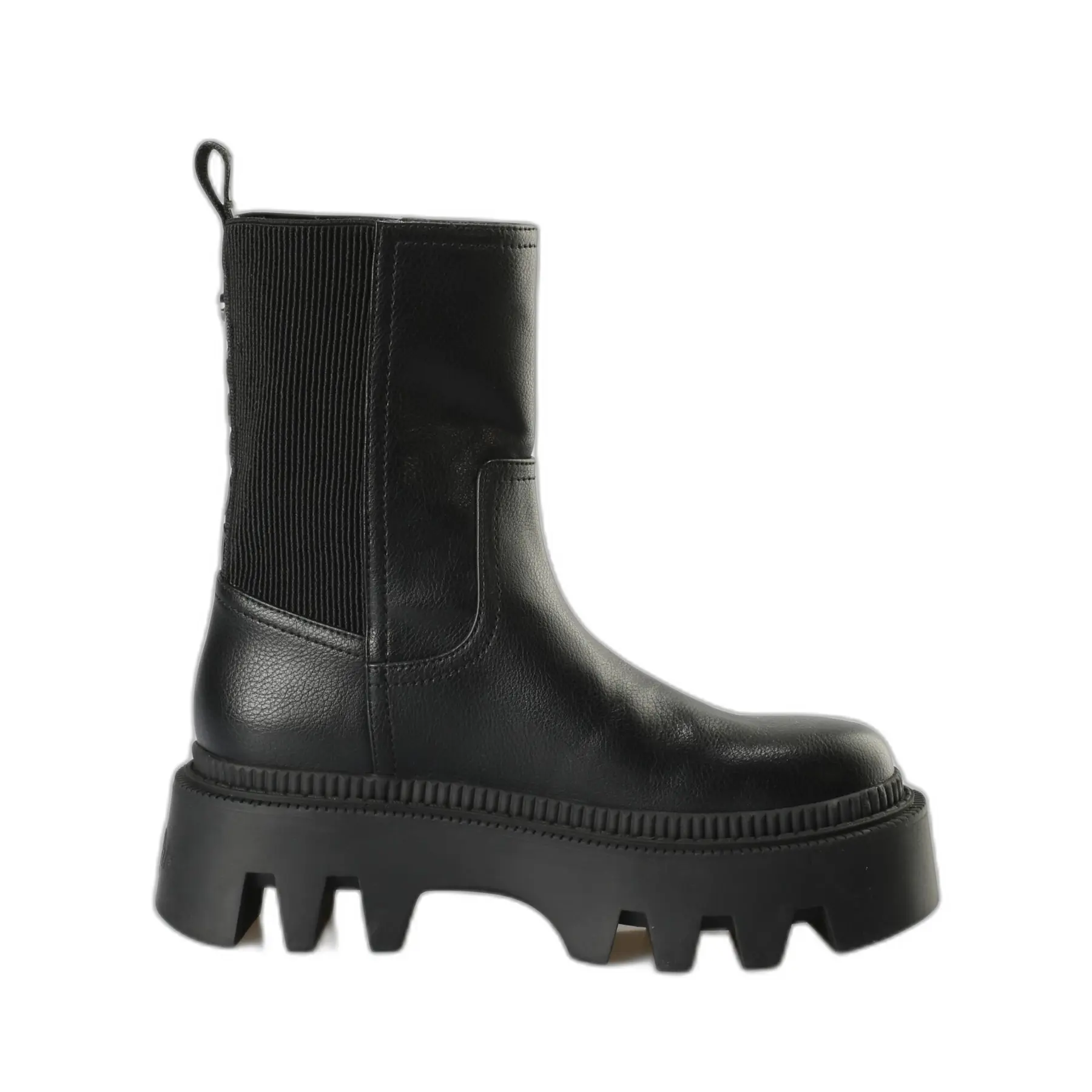 Vegane Nappa-Stiefeletten Frau Buffalo Flora Chelsea Hi