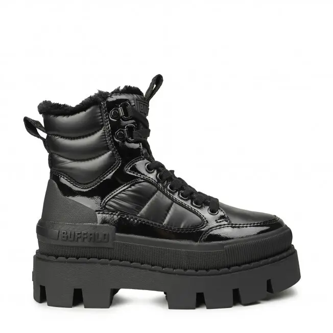 Schnürstiefeletten Frau Buffalo Raven Snow Mid