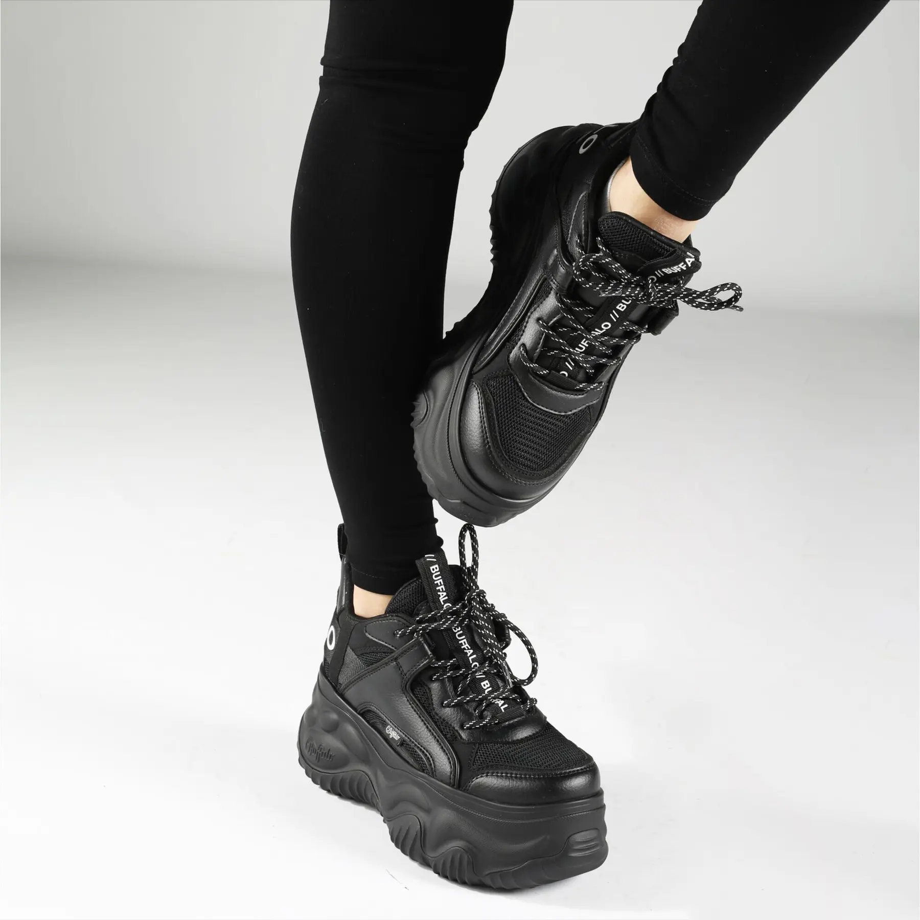 Women's Trainers Buffalo Blader Matcha - Vegan Nappa/Nubuck/Mesh