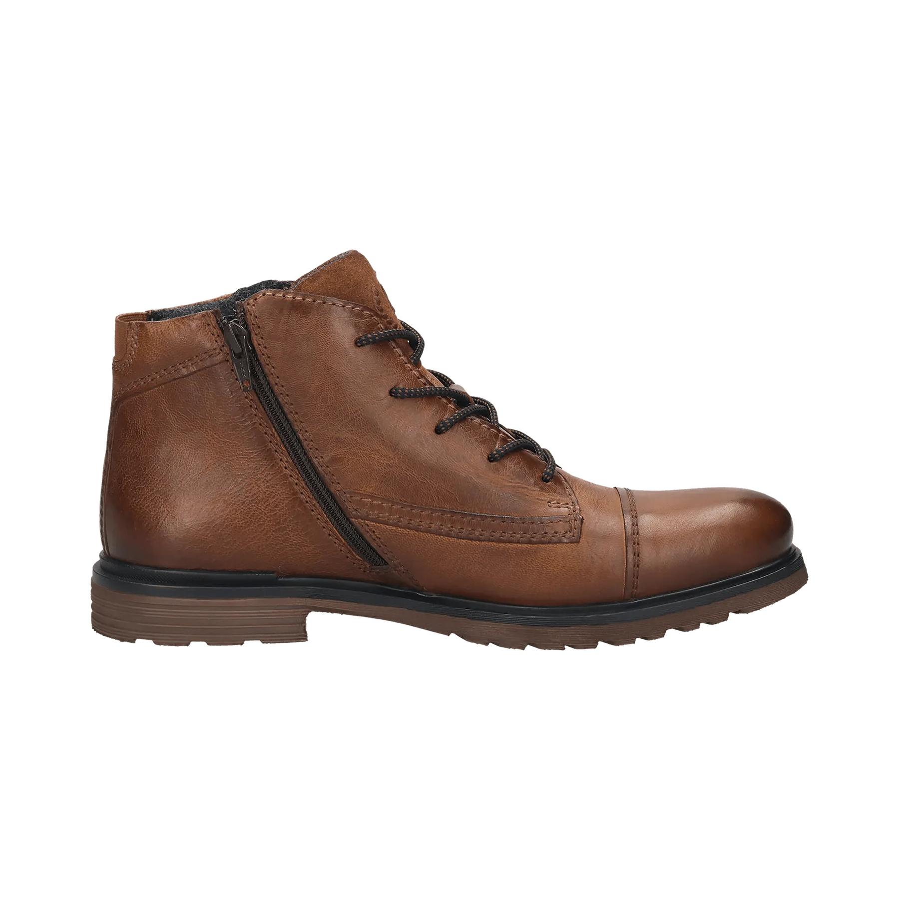 4066611942302 - Schnürstiefeletten cognac dark