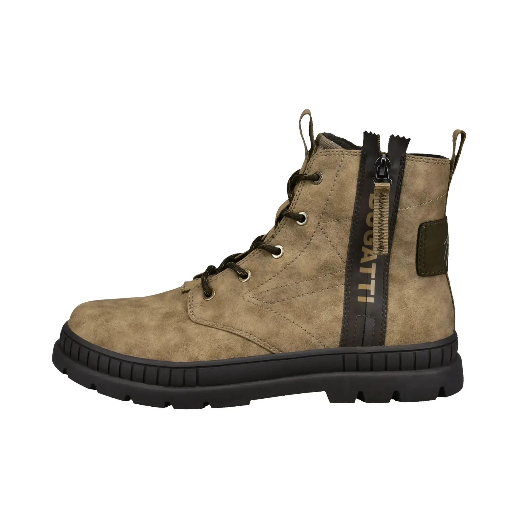 Schnürstiefeletten Bugatti sand