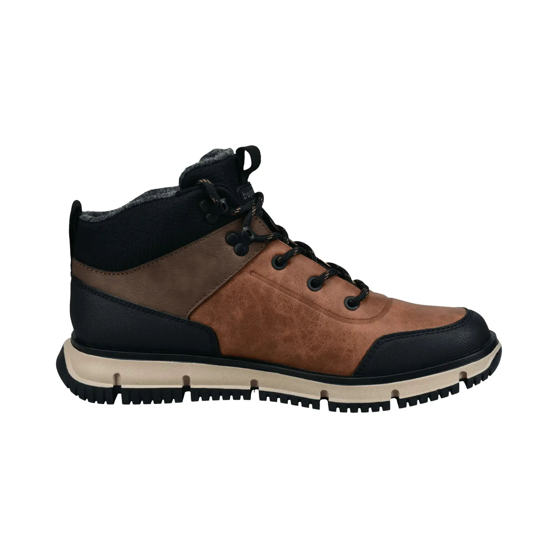 4066611934864 - Schnürstiefeletten cognac   black 4066611934864 - Schnürstiefeletten cognac   black