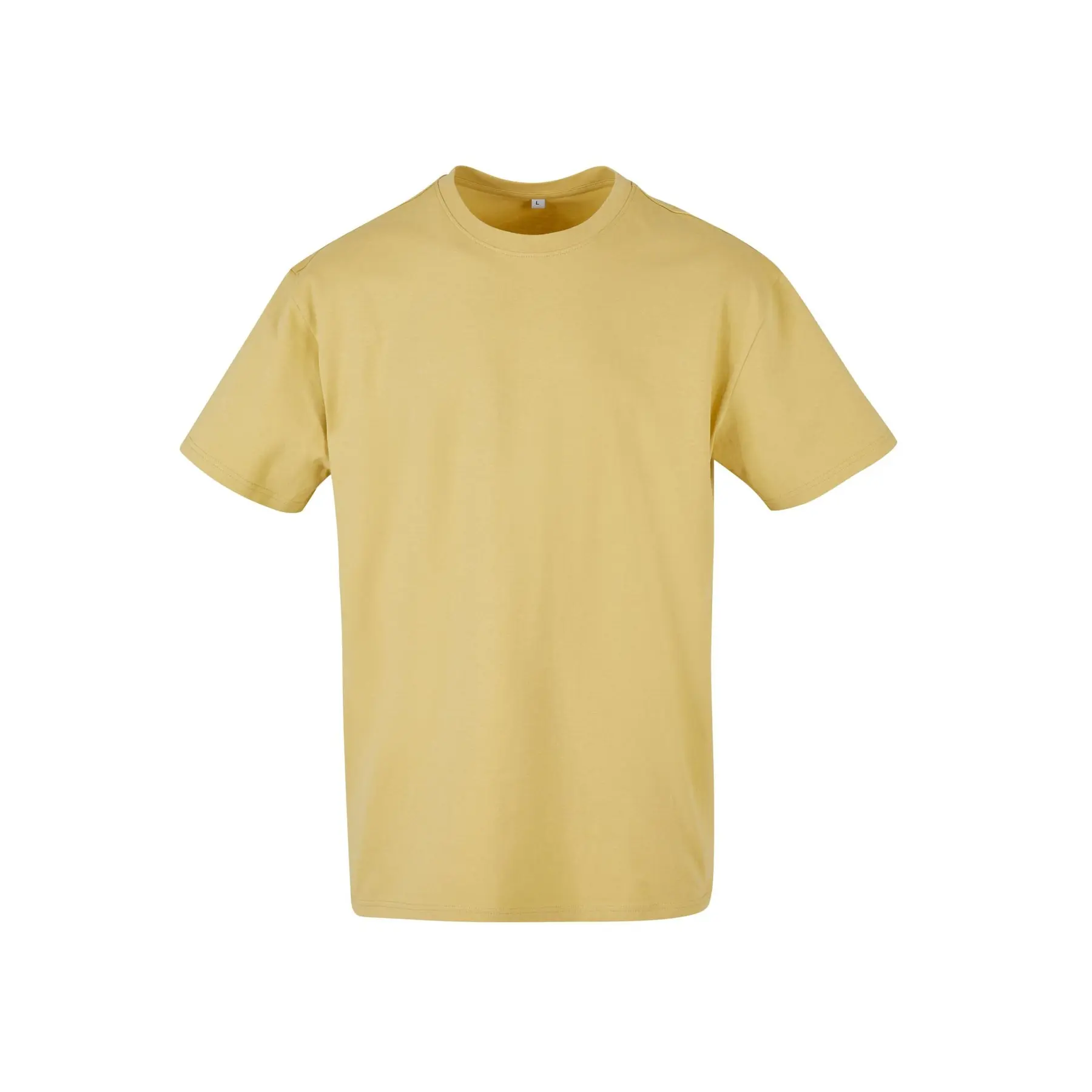 Build Your Brand Unisex Jaune Oversized Heavy T-Shirt