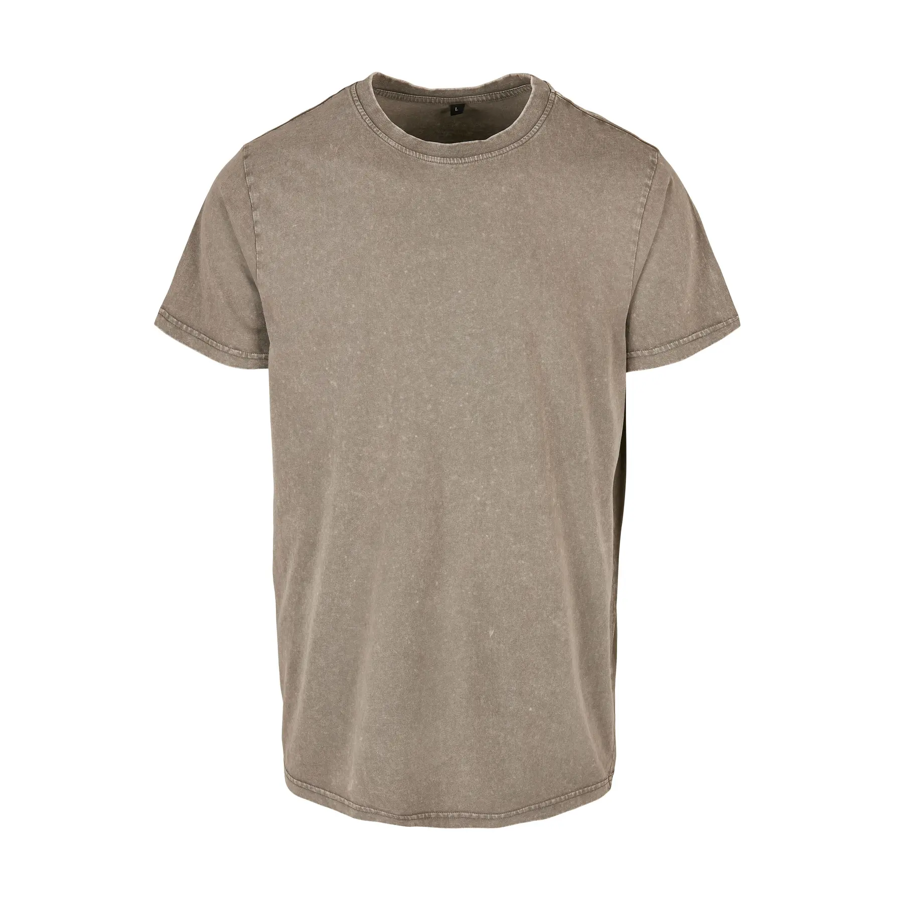 Ausgebleichtes Rundhals-T-Shirt Build Your Brand Acid