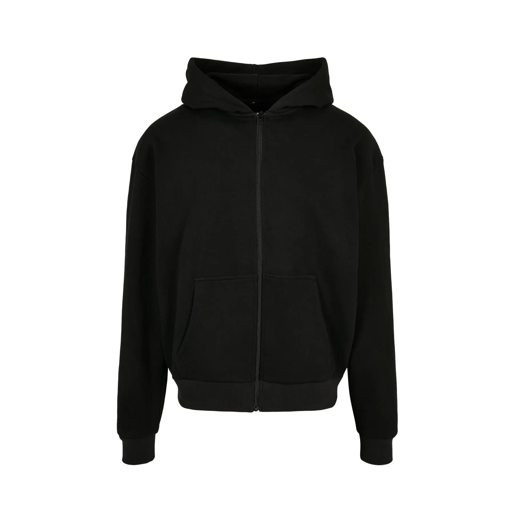 Build Your Brand Unisex Noir Hooded Sweatshirt