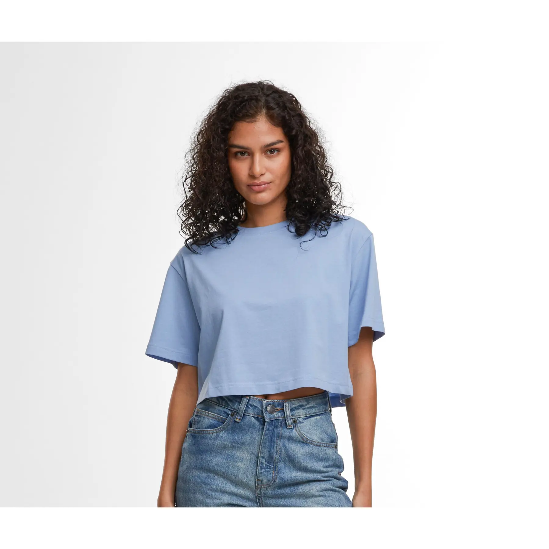 Image of Oversized Kurzarm-T-Shirt für Frauen Build Your Brand