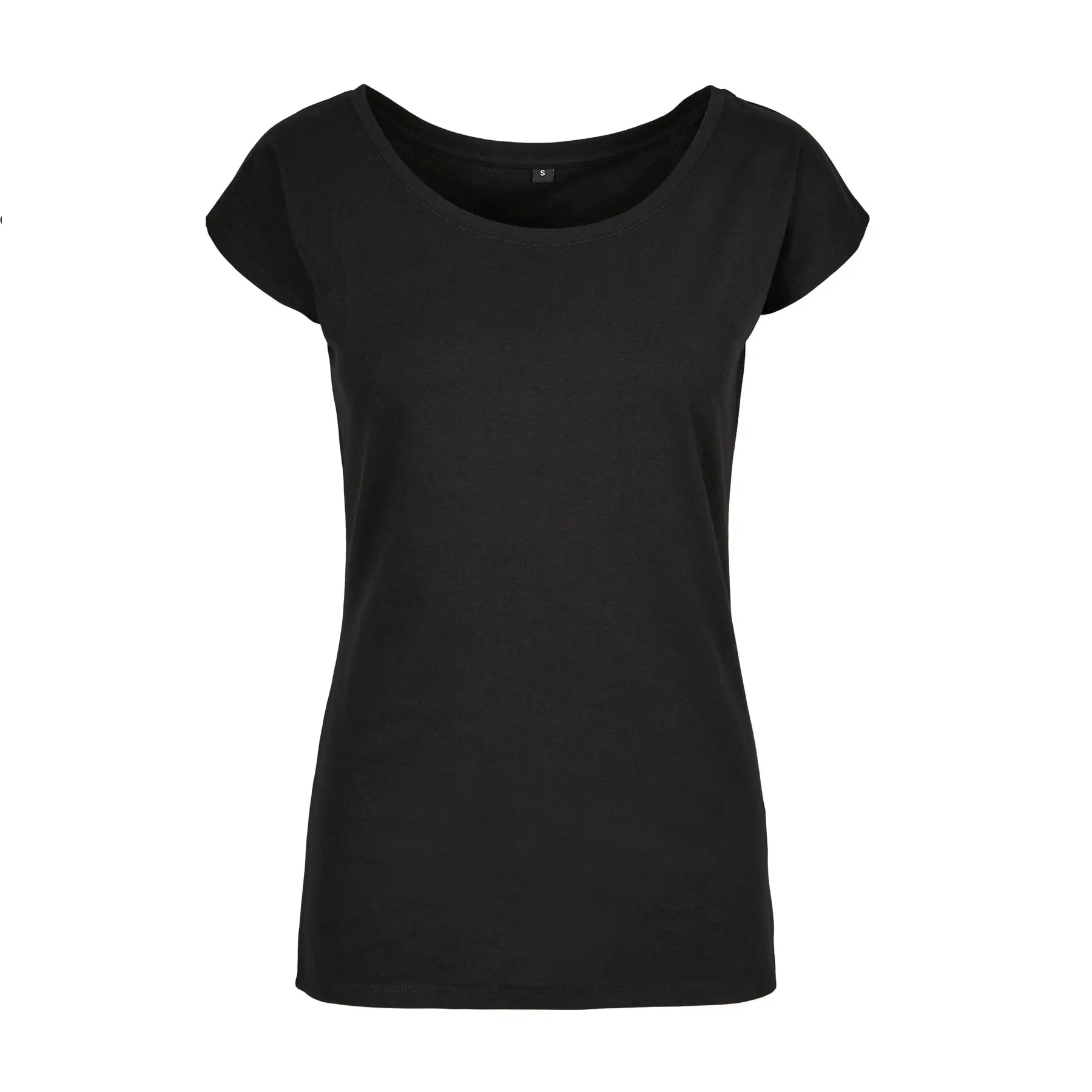 Image of Damen T-Shirt mit weitem Ausschnitt Build Your Brand