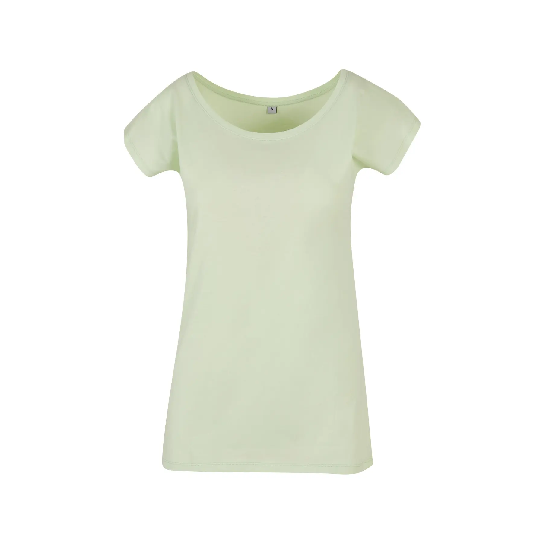 Build Your Brand Women's Vert ’S Wide Neck T-Shirt
