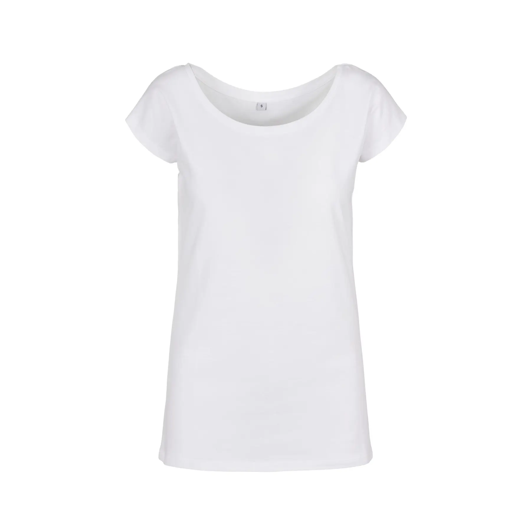 Womenâs Wide Neck T-shirt Build Your Brand