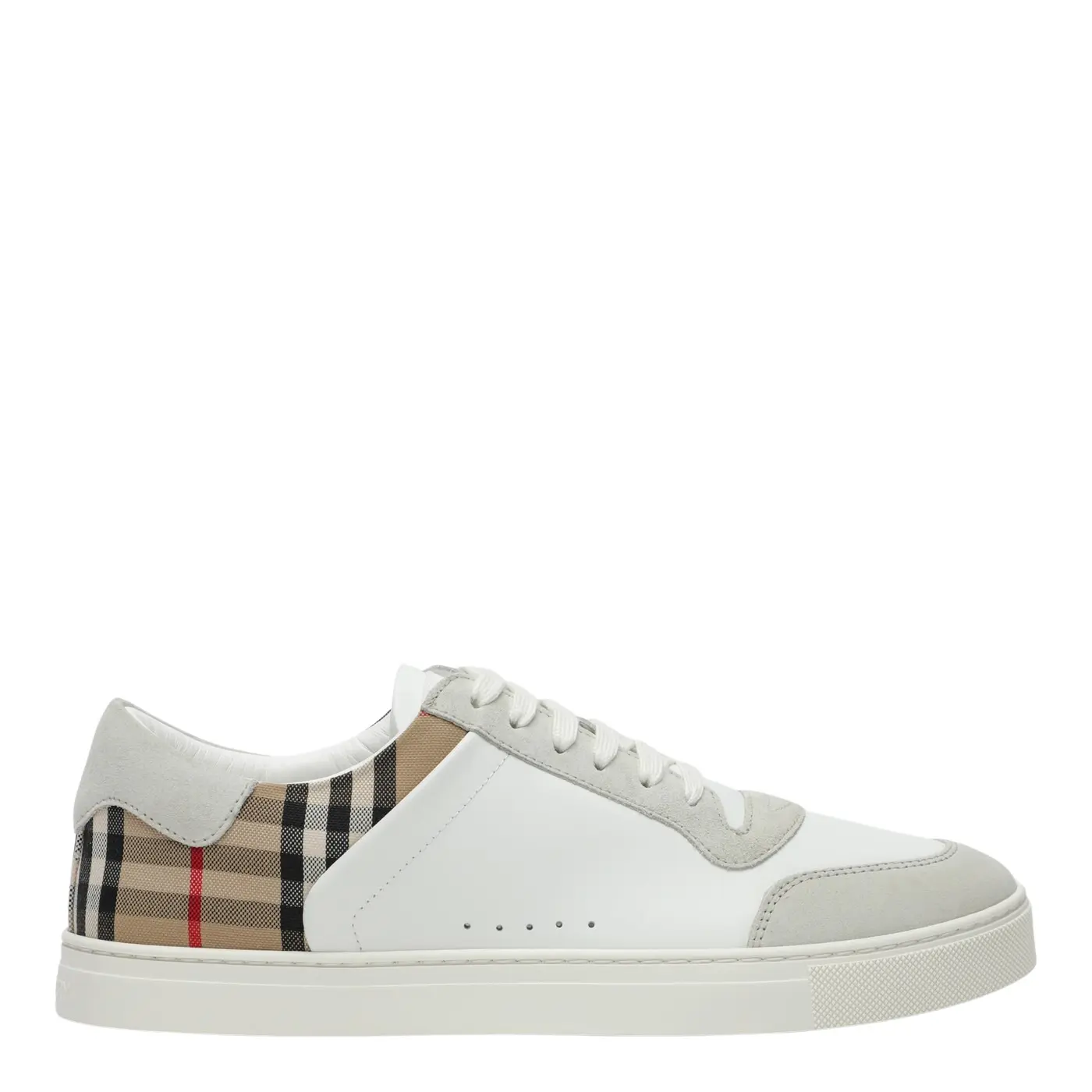 5045701850474 - Karierte Leder Sneaker Burberry