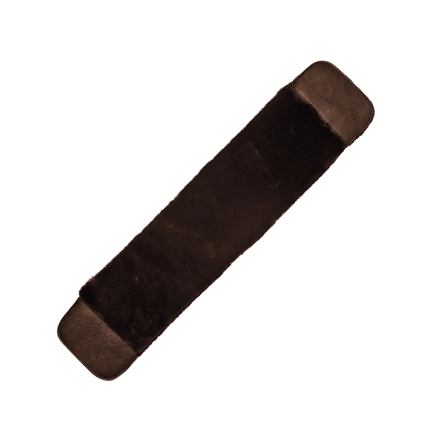 Fourreau de sangle pour cheval en peau de mouton synthétique Burioni Western