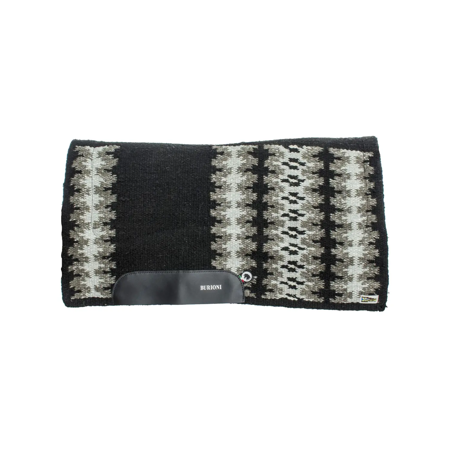 Burioni Noir Western Rug For Horse Navajo Édition 2015
