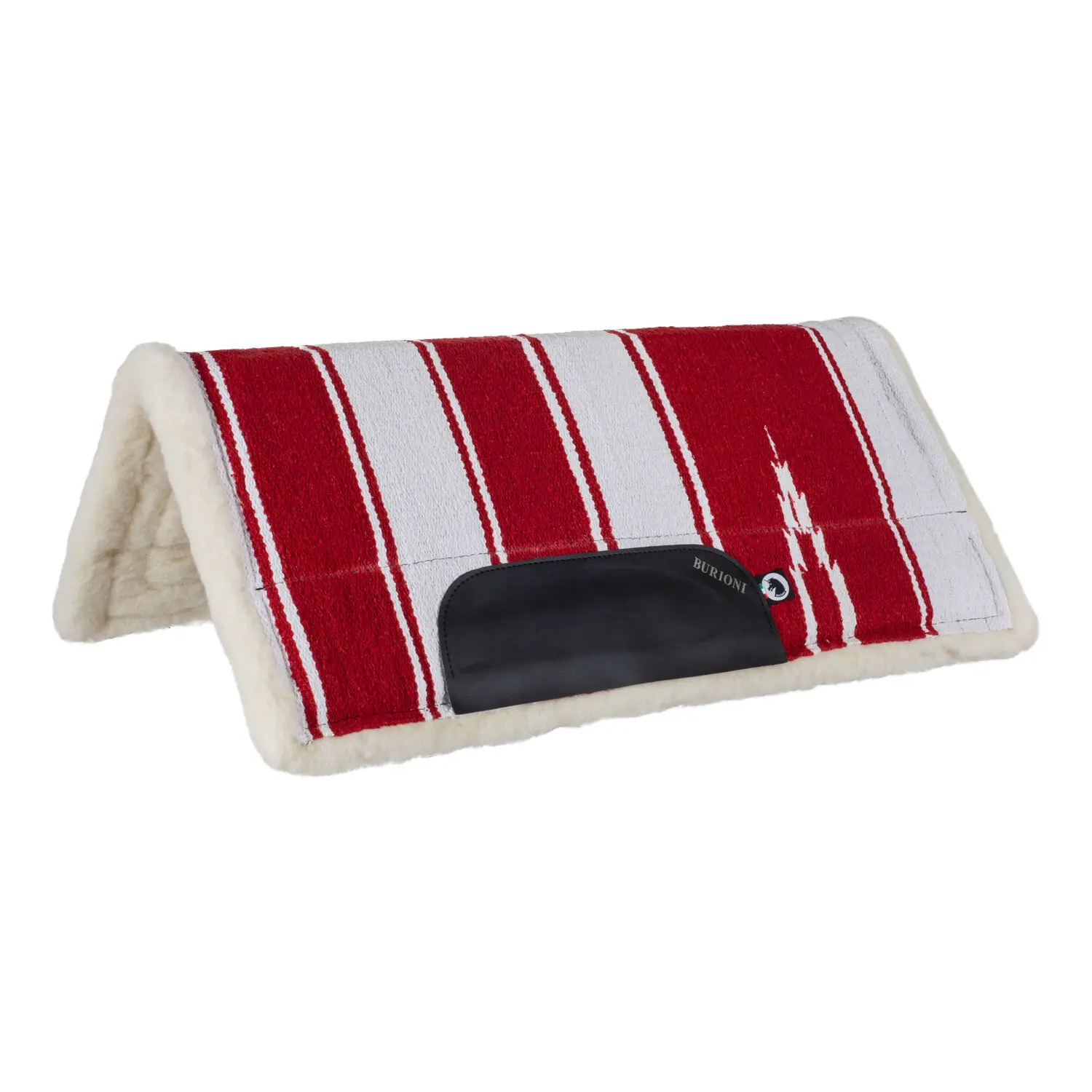 Burioni Rouge Western Saddle Pad For Horse With Neoprene Insert Navajo