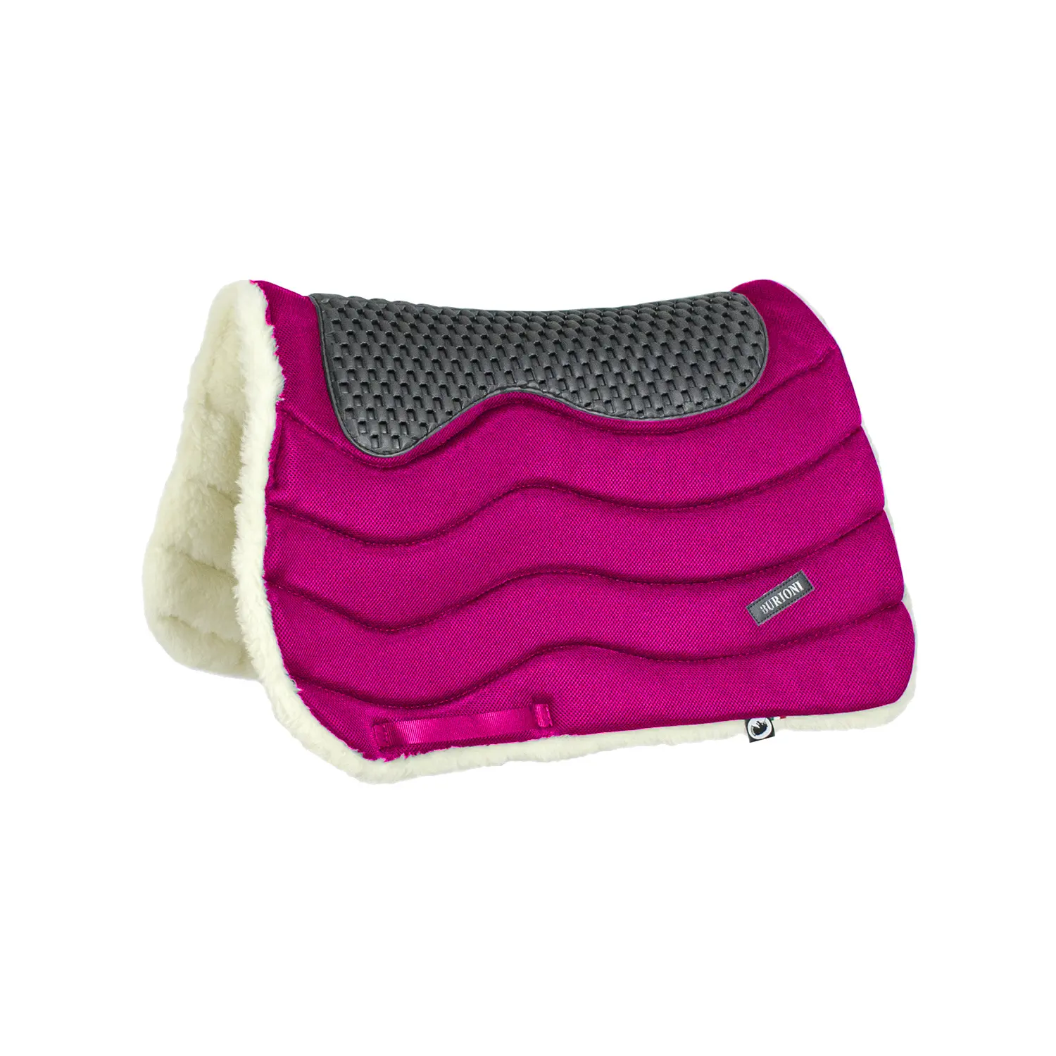 Burioni Rose Saddle Pad For Horses Tt/Lana + Piuma
