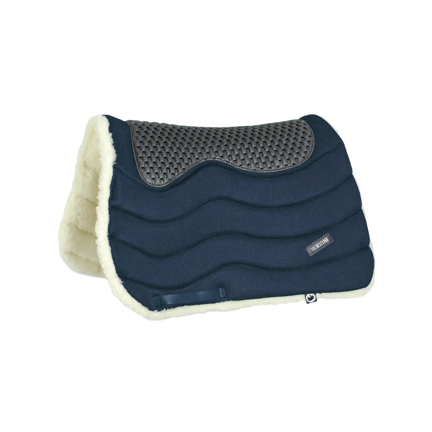 Burioni Bleu Saddle Pad For Horses Tt/Lana + Piuma