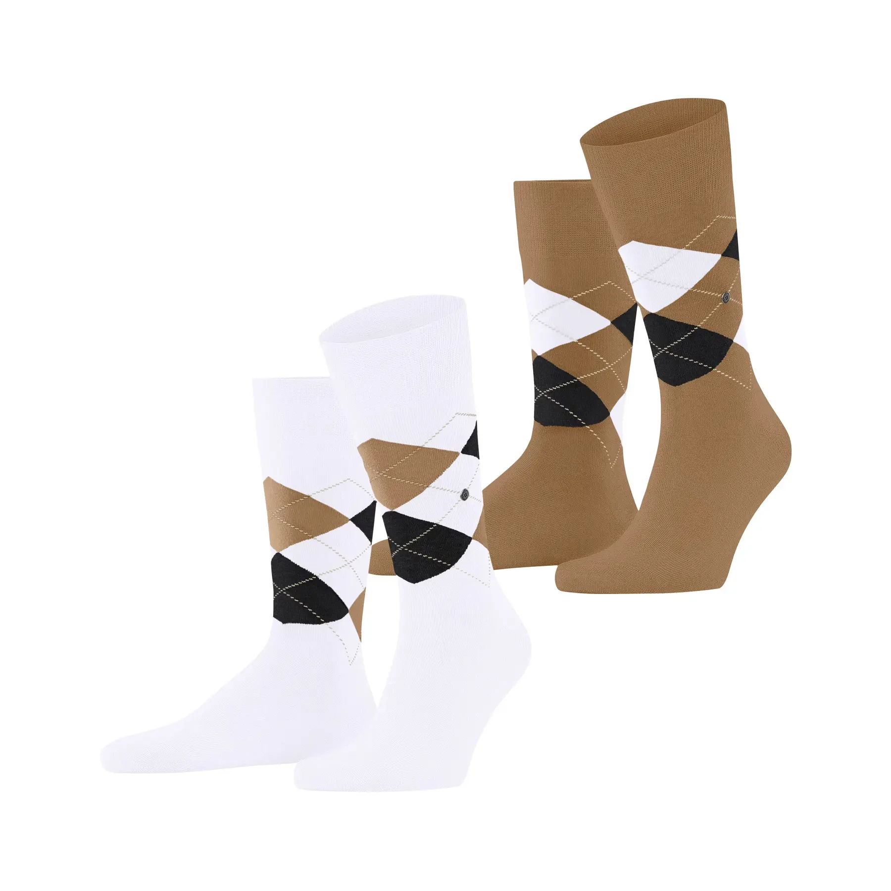 Football Socks Burlington Everyday Argyle (x2)