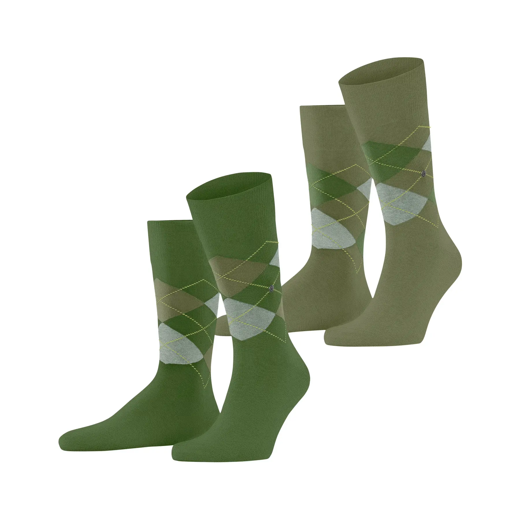 Football Socks Burlington Everyday Argyle (x2)