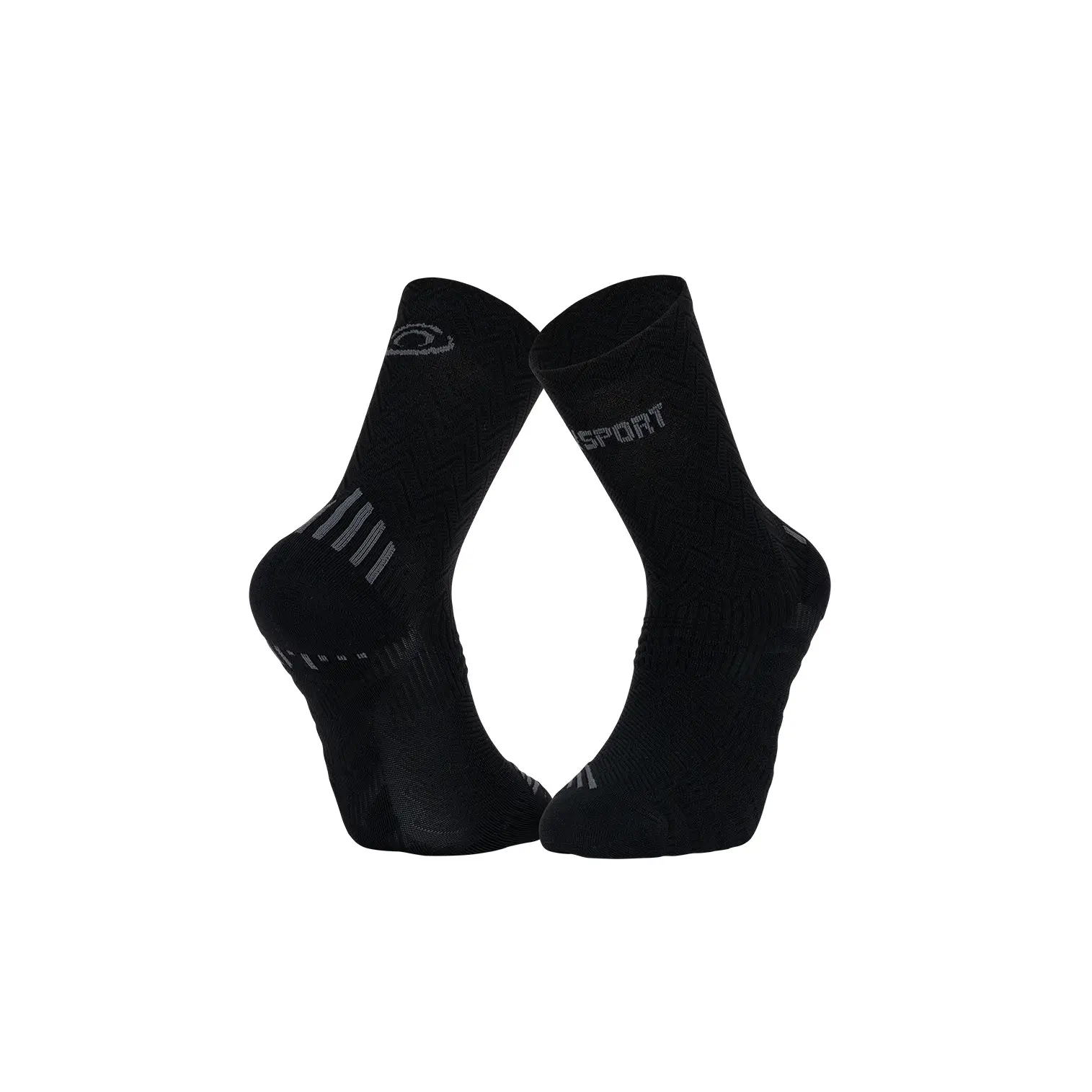 Bv Sport Unisex Noir Socks Run Marathon +