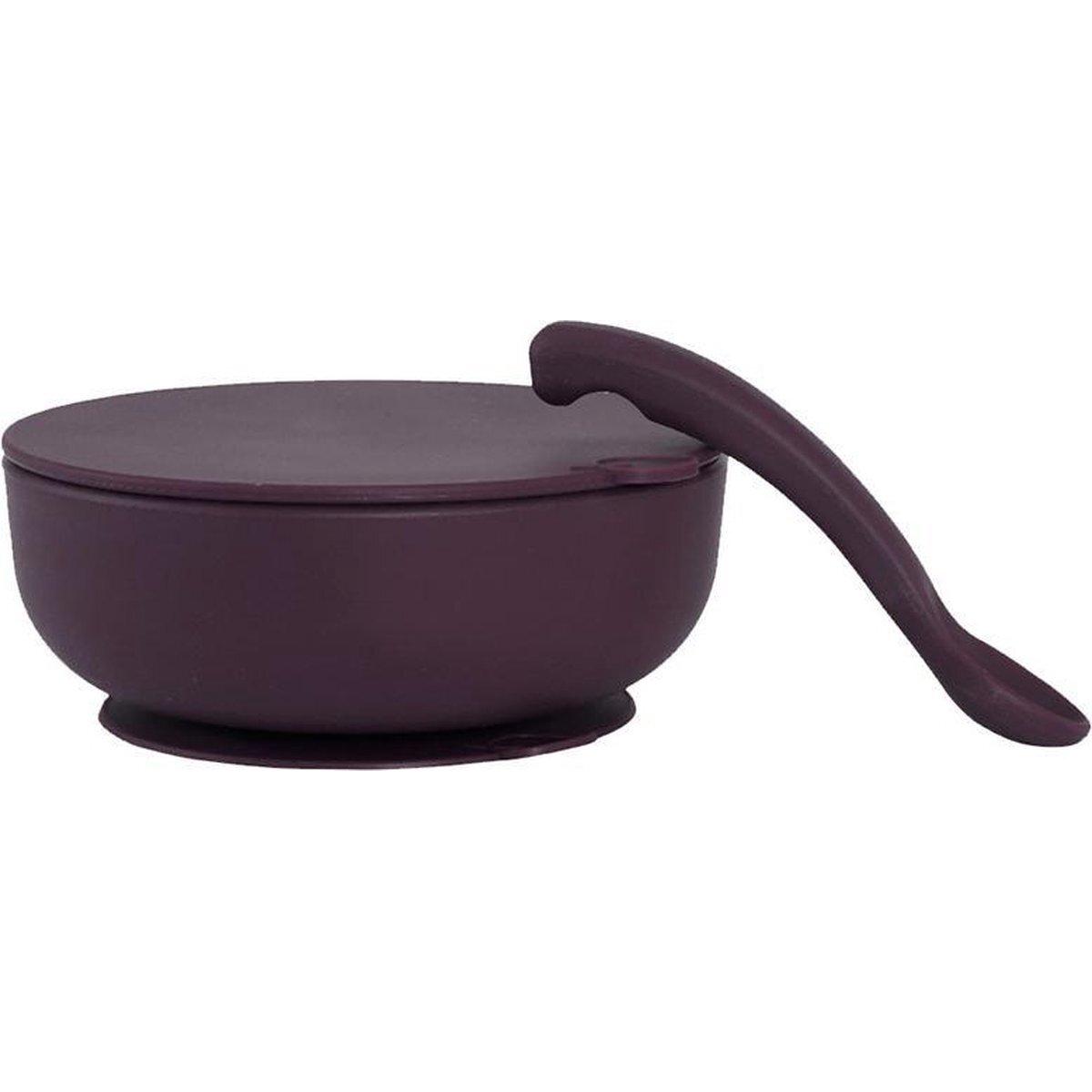 5714302000938 - Schüssel mit Saugnapf + Deckel und Löffel By Lille Vilde