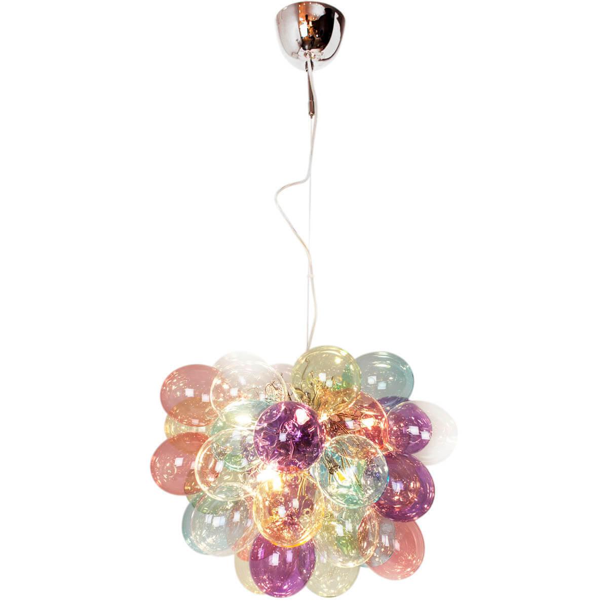 7391741004451 - By Rydéns Gross Glas-Hängelampe bunt 50 cm