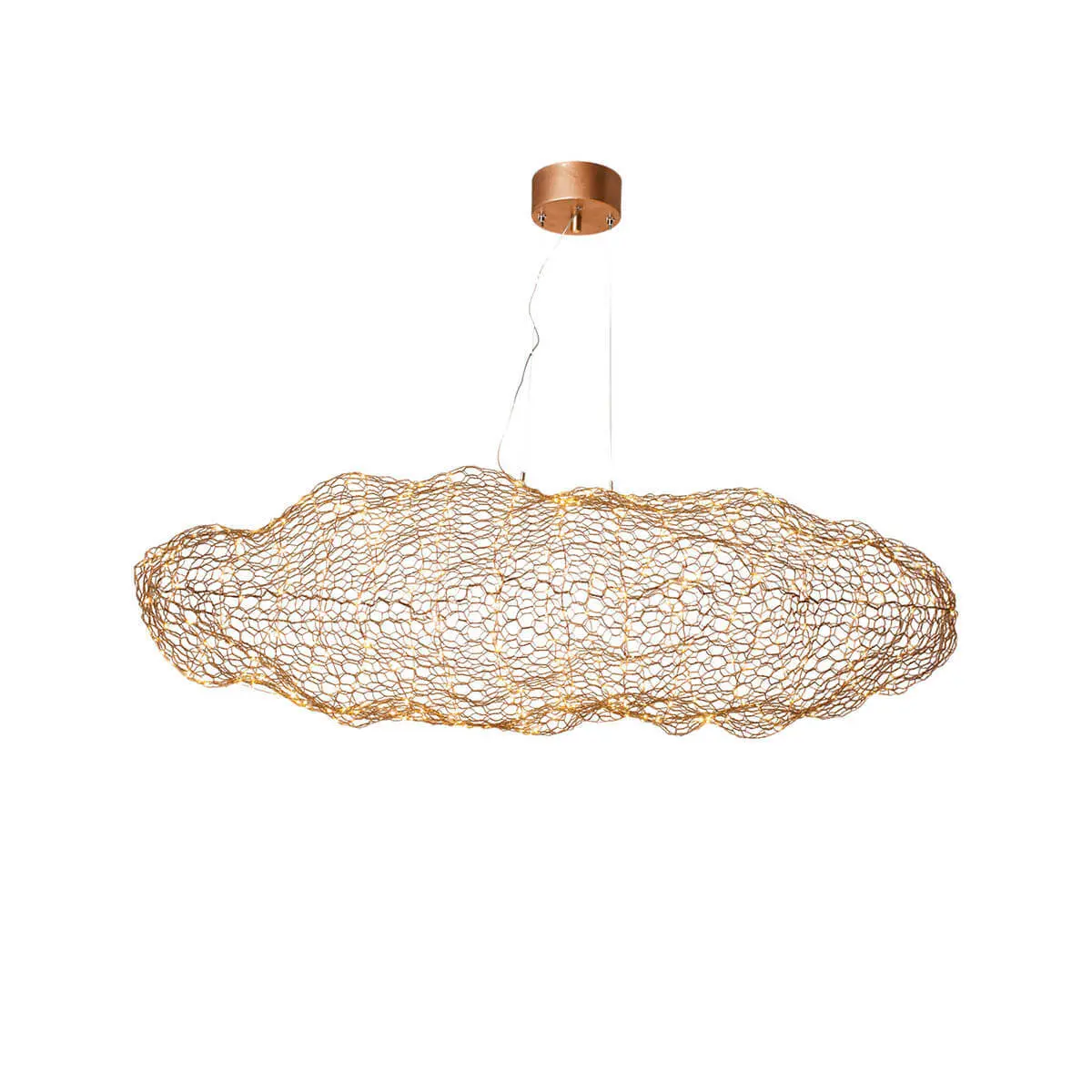 7391741012609 - By Rydéns Hayden LED-Hängeleuchte gold 115 cm