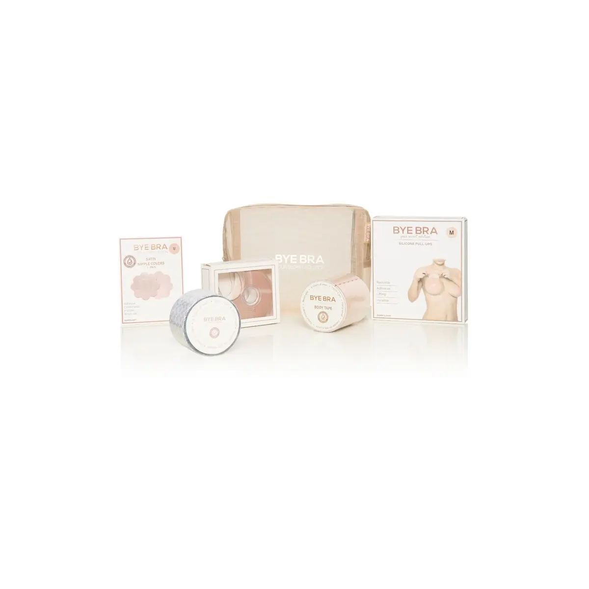 Coffret de soin rubans adhésifs avec caches-tétons femme Bye Bra