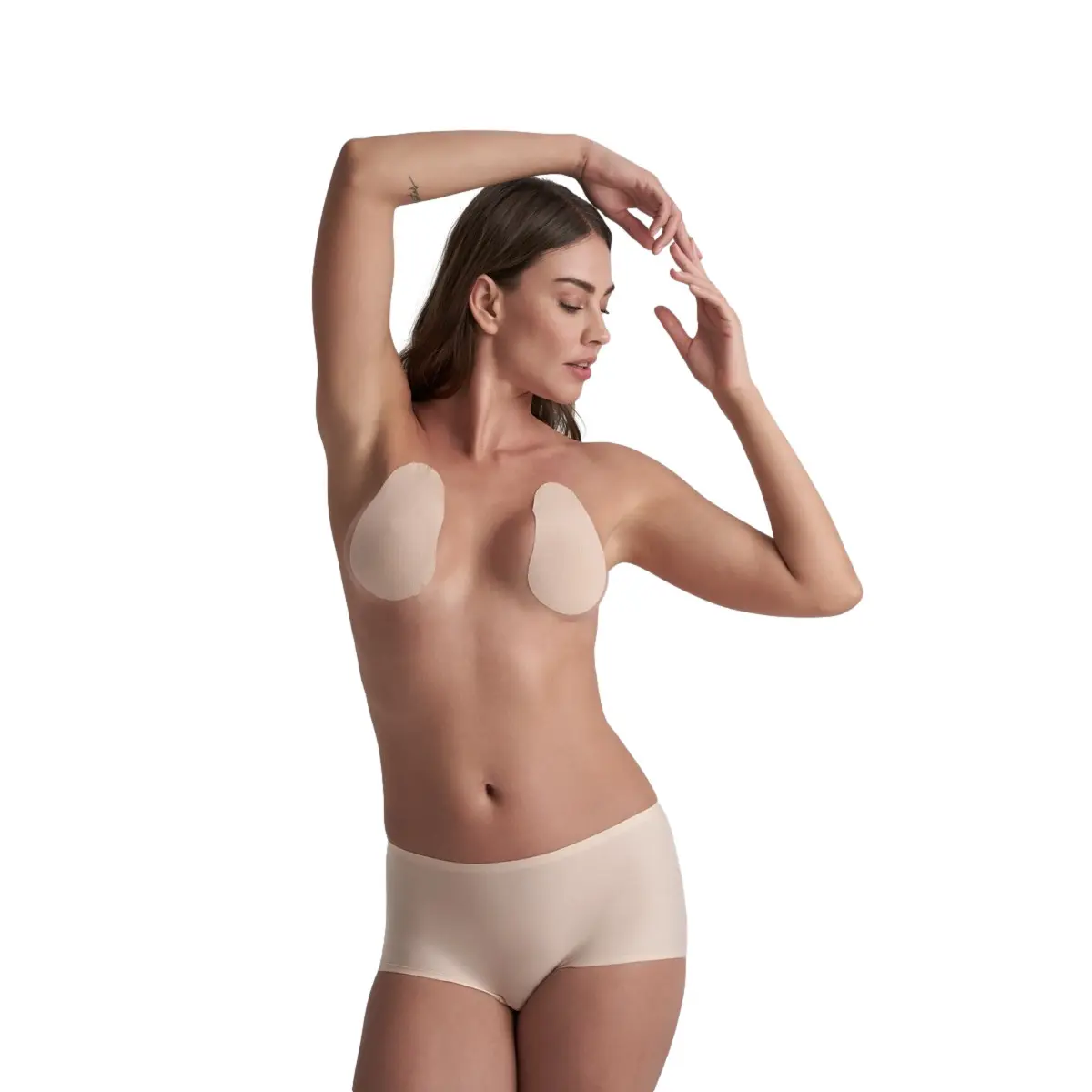 Cache-tétons En Satin Avec Coussinets De Soutien Femme Bye Bra