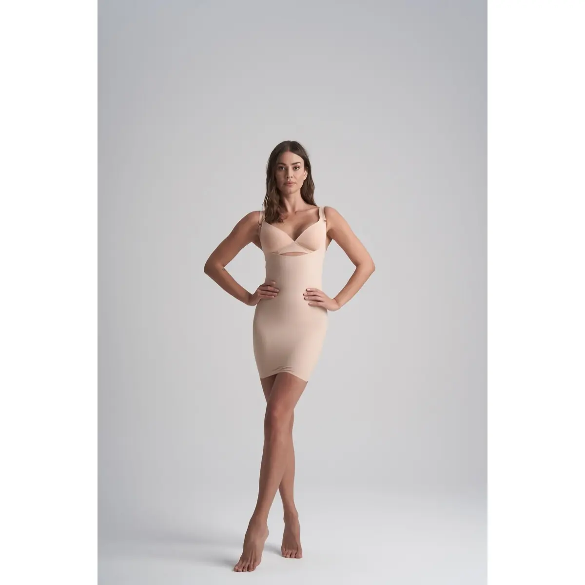 beige bra dress Secret form bra with rhinestones beige – Perfect Corset NY Clothing