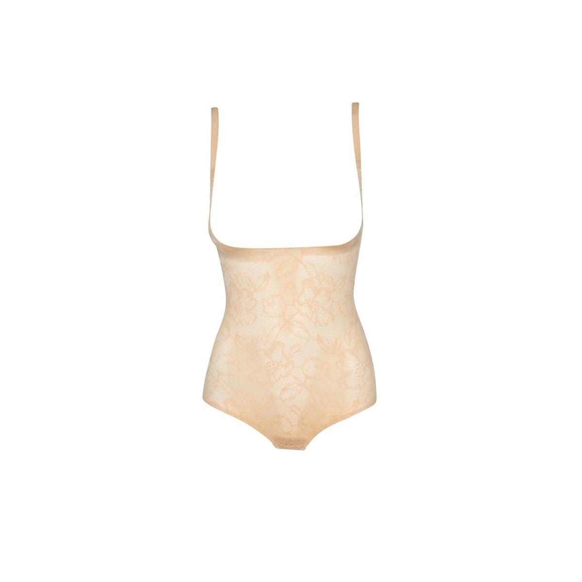 Body in pizzo con scollatura aperta donna