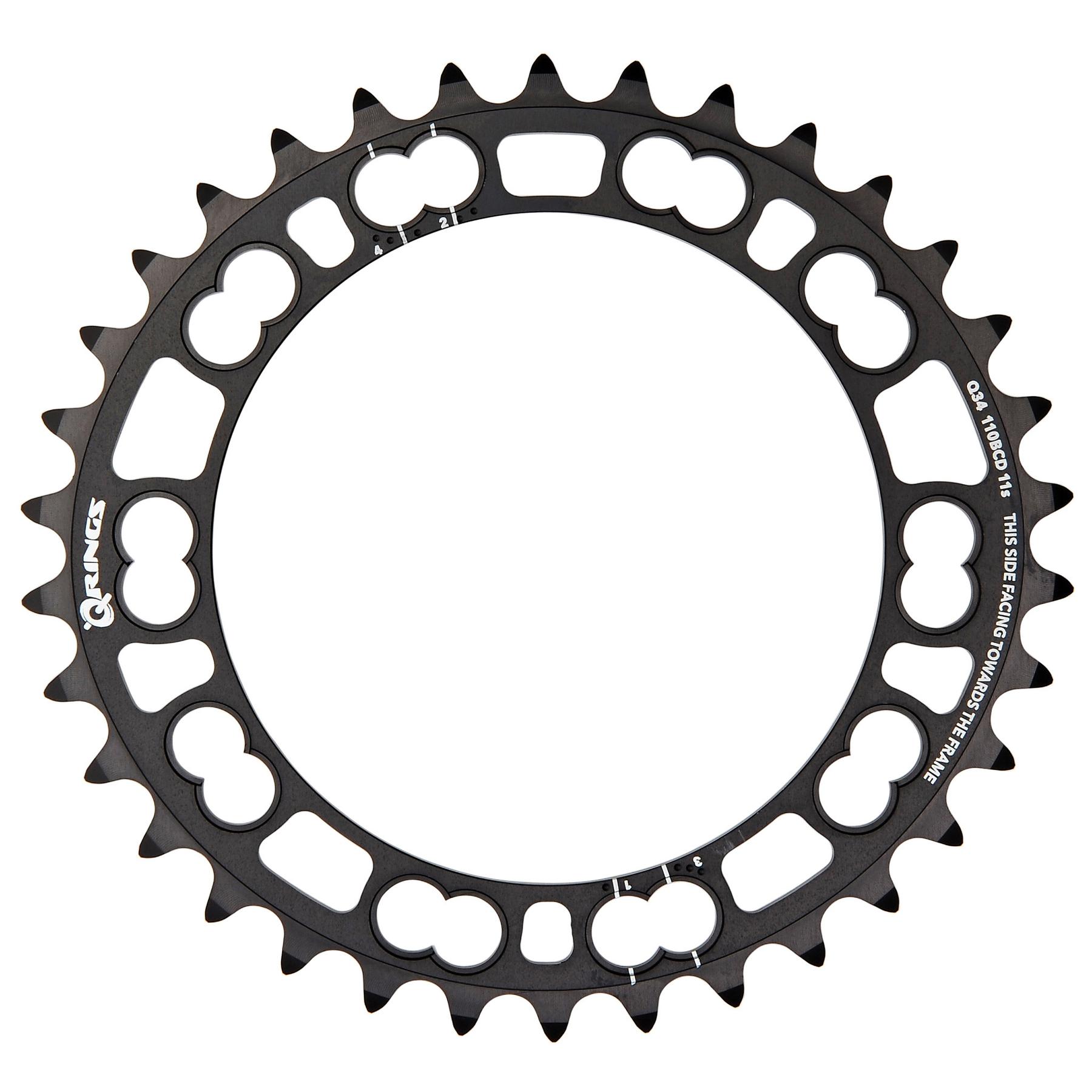 Velo Store - UK Double trays Rotor Q Rings q39t(for 46) bcd110x5 inner | Extra 10% off with Subscription, Postage £16.79 to UK Fedex.