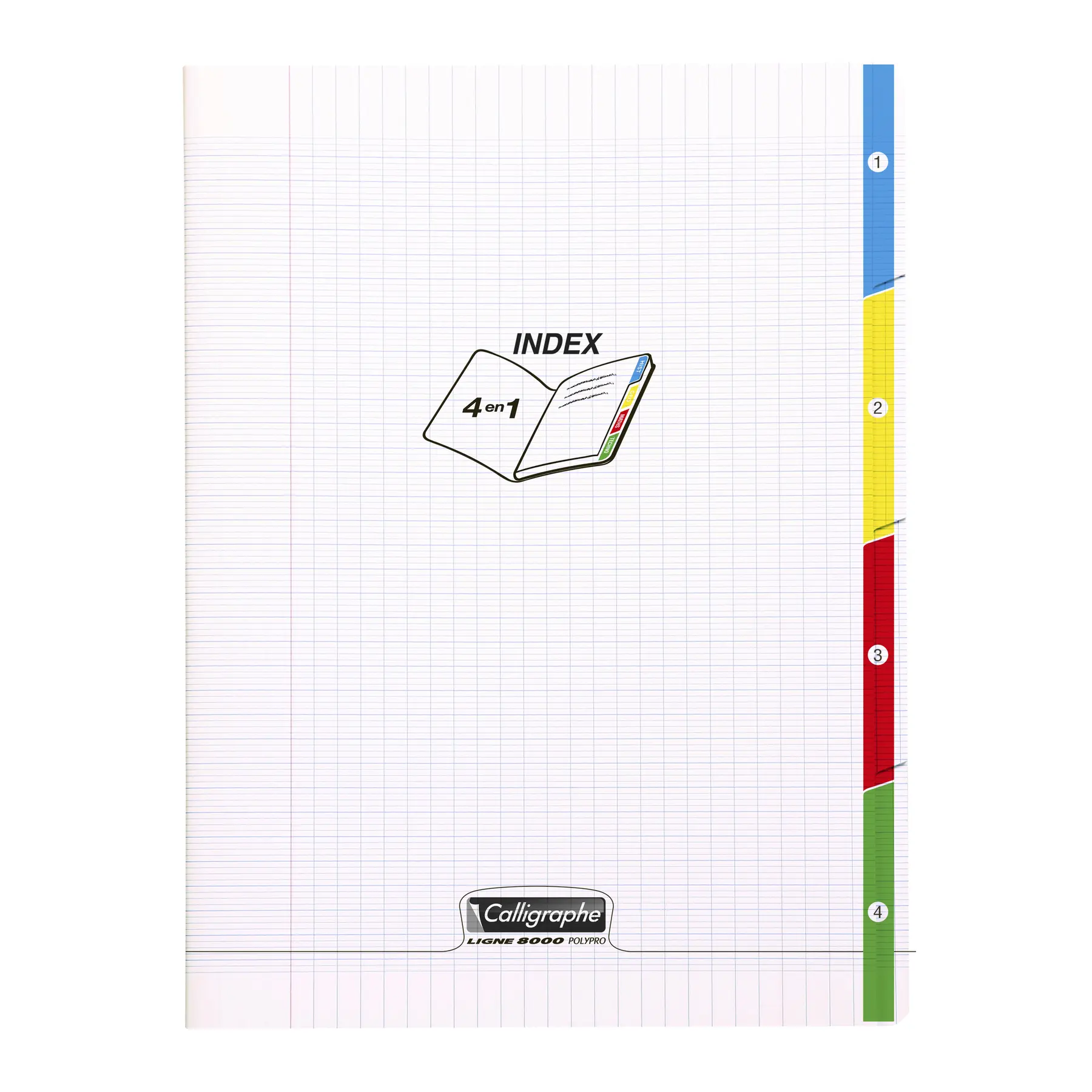 3210330182292 - Heft 4 Index geheftet 140 Seiten großkariert 8000 Polypro
