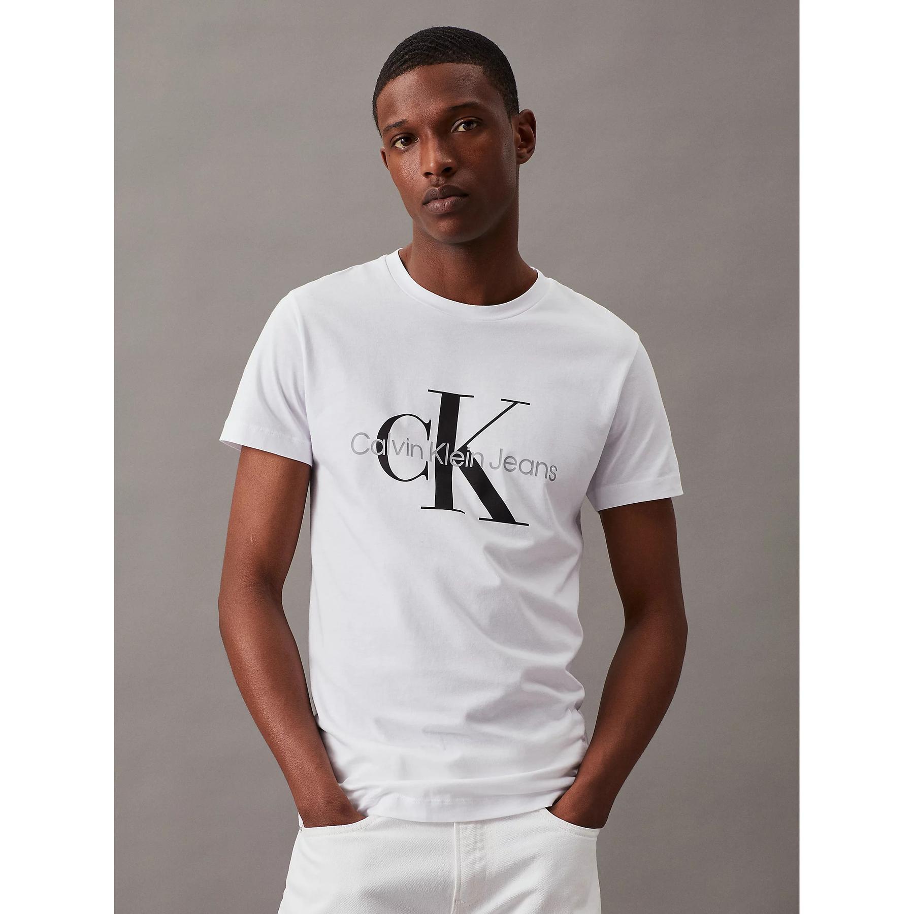 8719855868896 - Slim-Fit T-Shirt mit Monogramm Calvin Klein