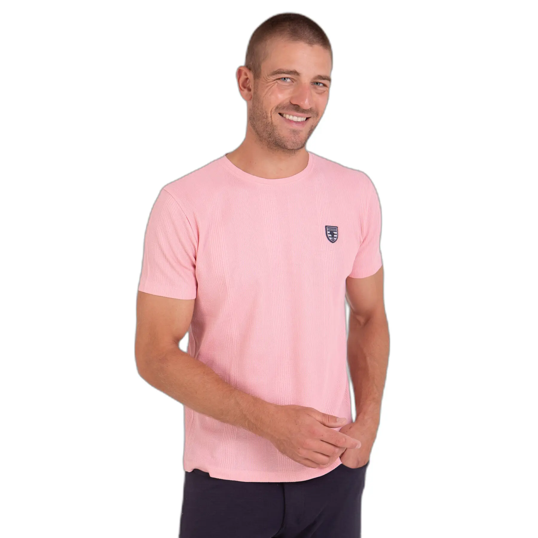 T-Shirt aus gemustertem Material Camberabero