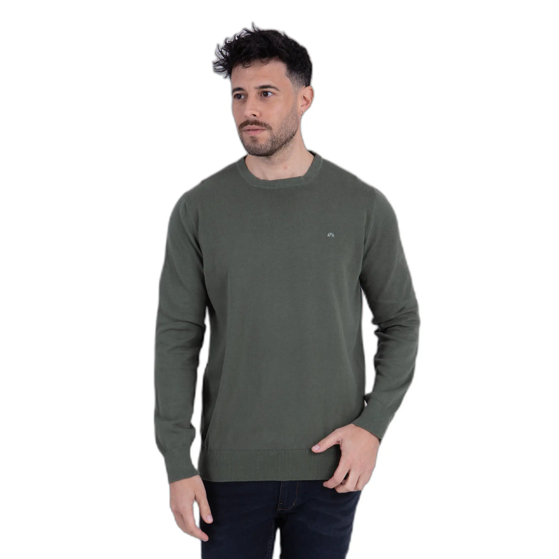 Camberabero Men's Vert Crew Neck Jumper