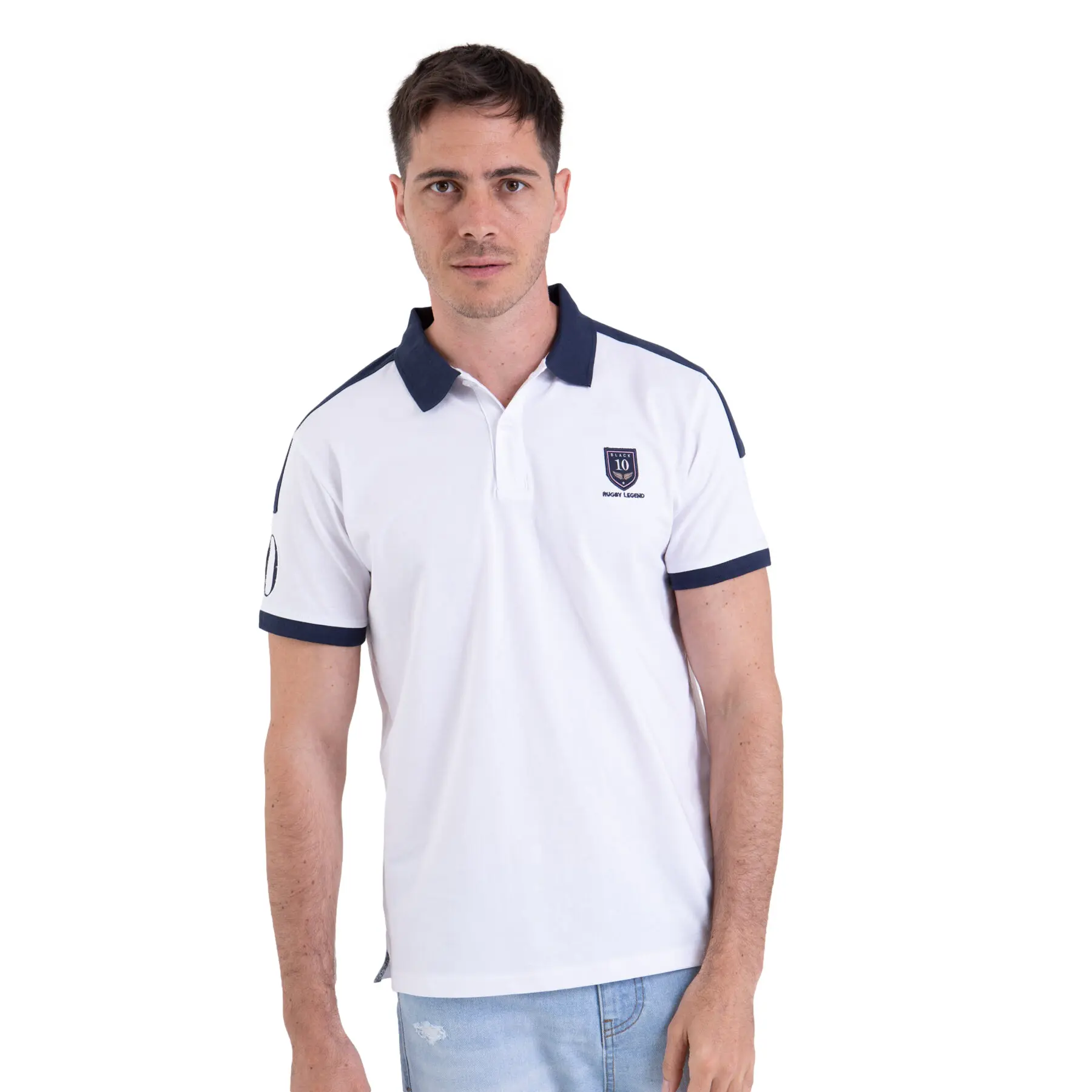 Polo mit Schulterstreifen Camberabero
