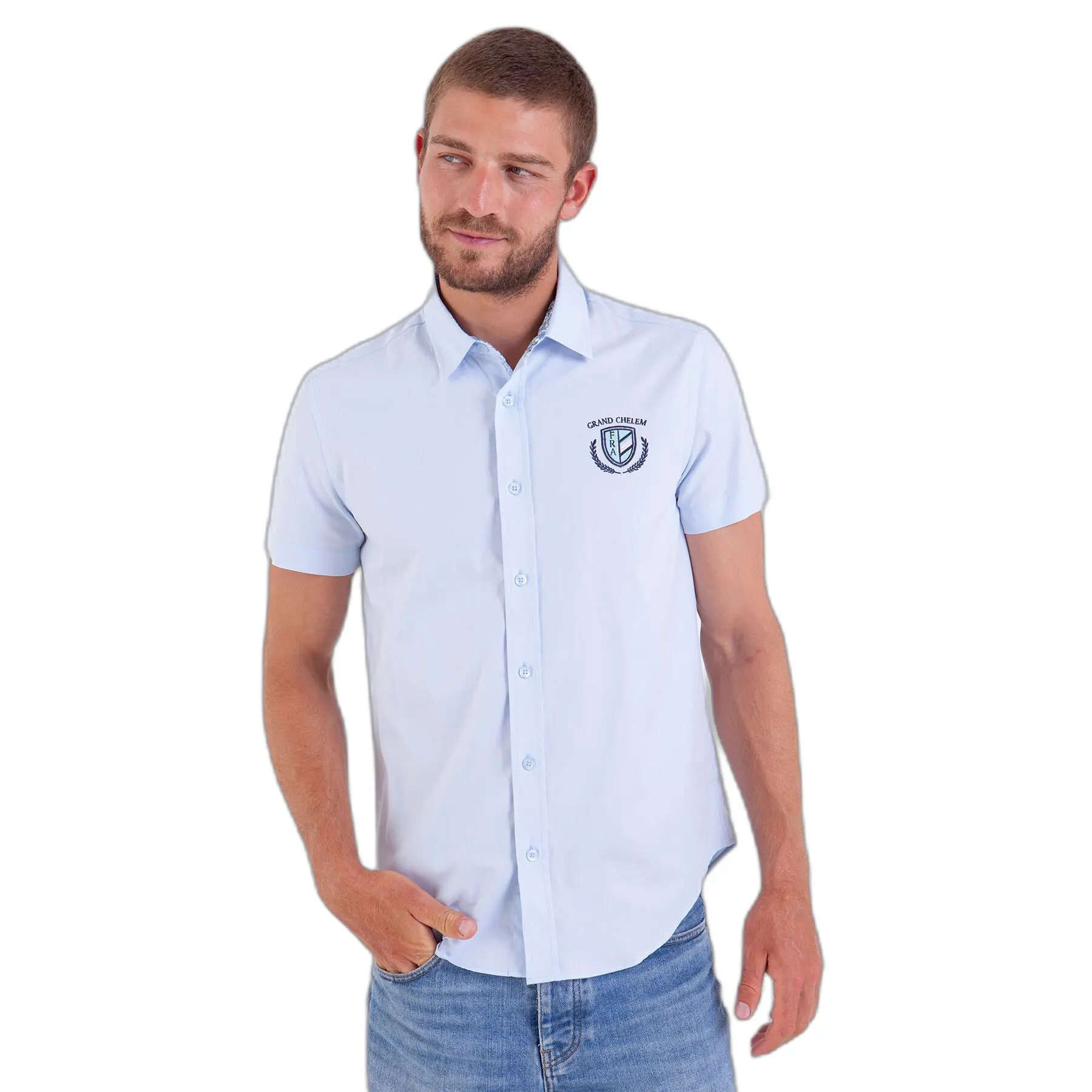 3661920334513 - Hemd mit gesticktem Aufnäher Camberabero