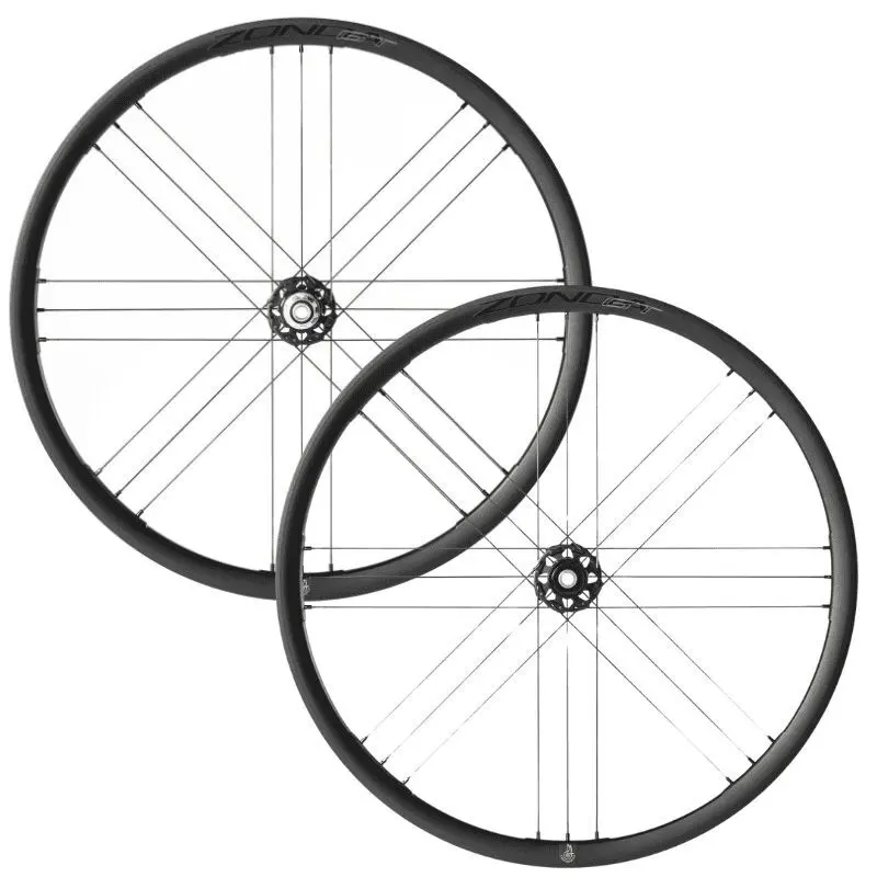 Velo Store - UK Tubeless wheel set Campagnolo Zonda Gt 2Wf C23 Tubeless Ready Centerlock Hg11 | Extra 10% off with Subscription, Postage £16.79 to UK Fedex.