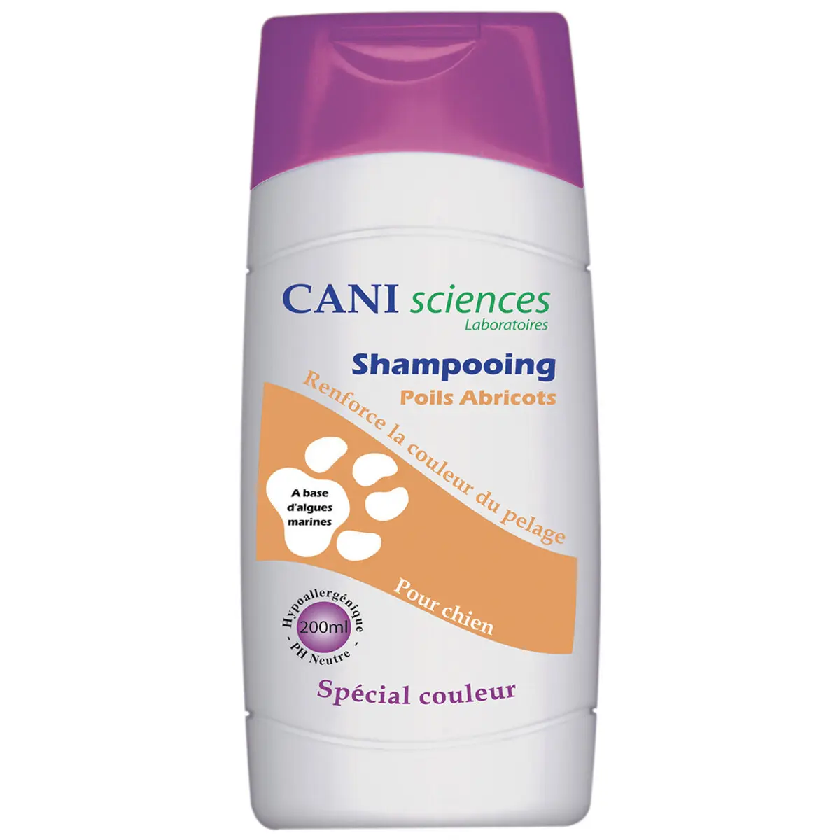 Shampoing pour chien CANI Sciences Poil Abricot