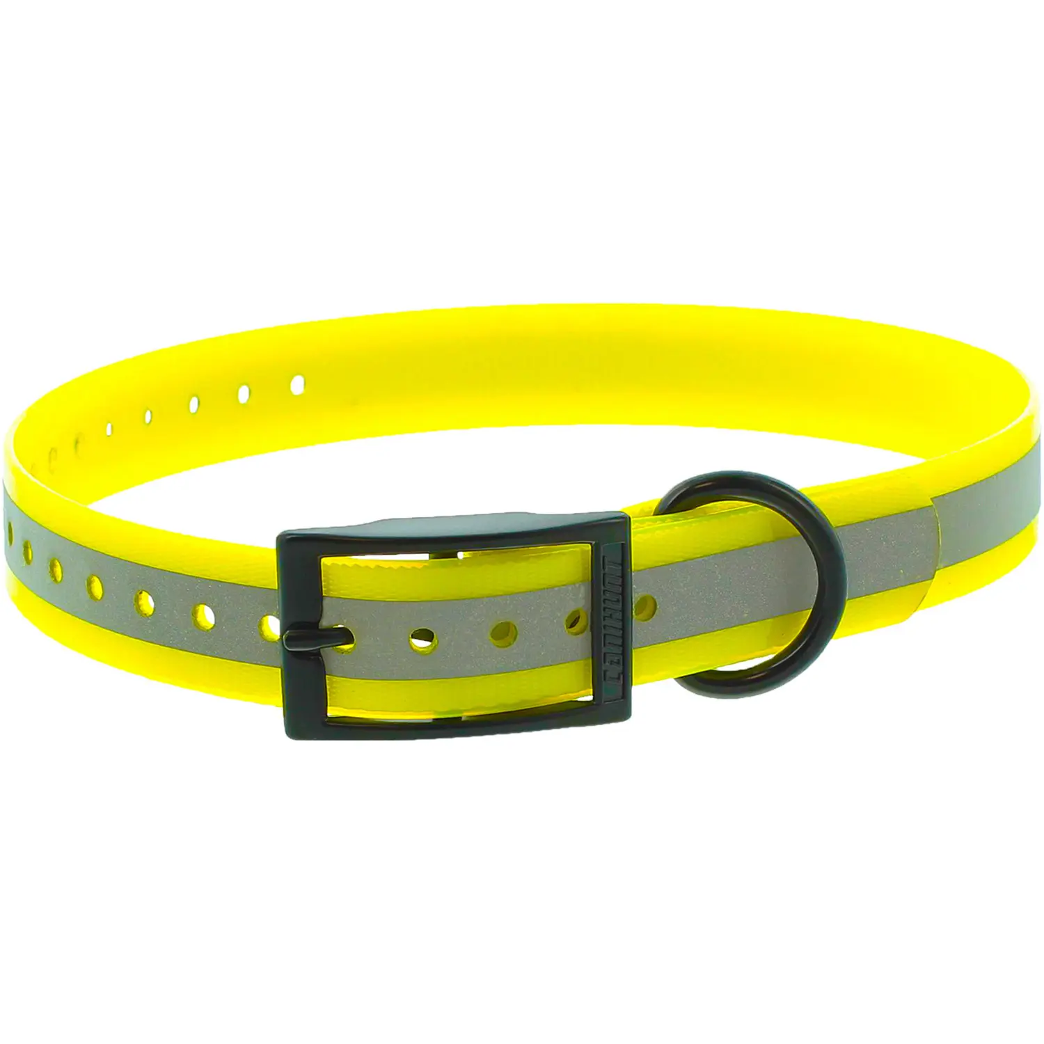 Collier pour chien polyuréthane réfléchissant boucle double Canihunt Xtreme