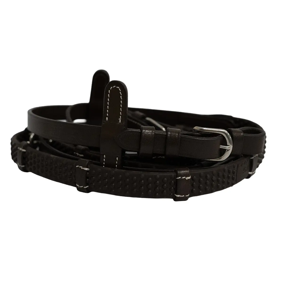 Rênes pour cheval en caoutchouc Canter Soft Linea