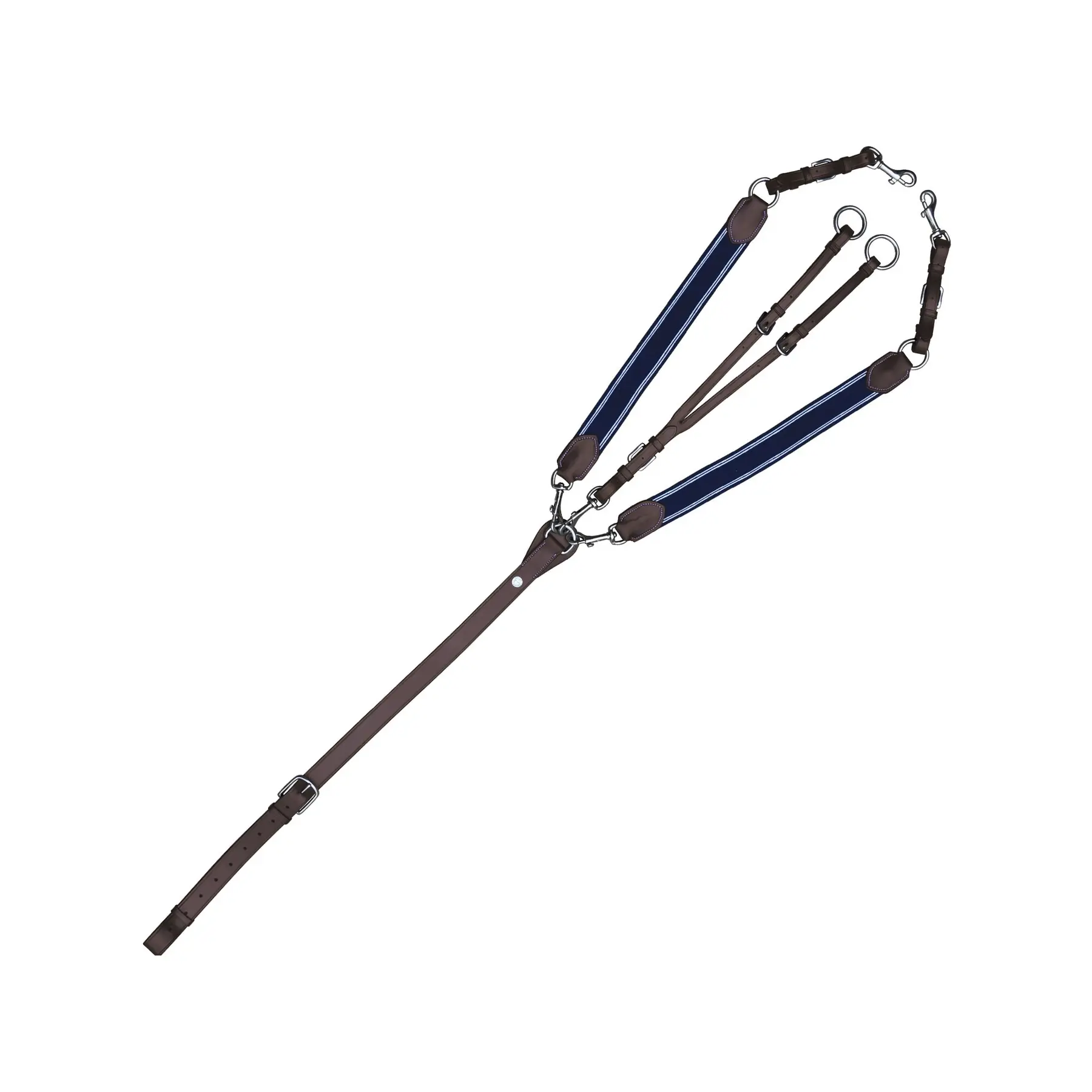Collier de chasse élastique Y pour cheval Canter