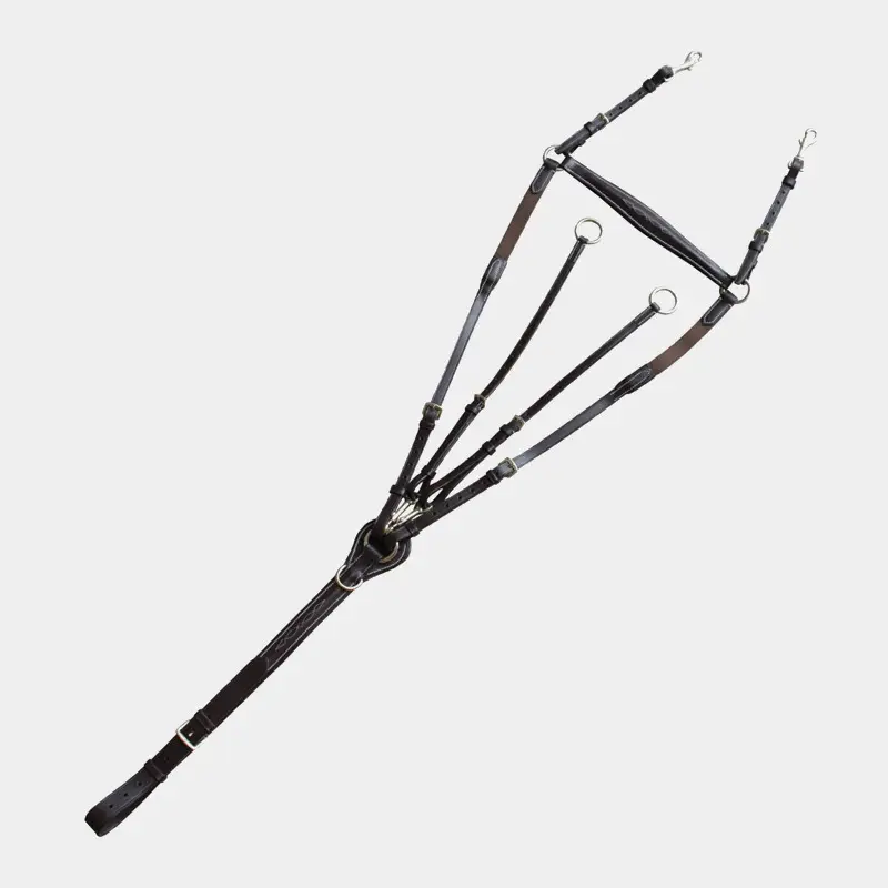 Collier de chasse pour cheval surpiqué Canter