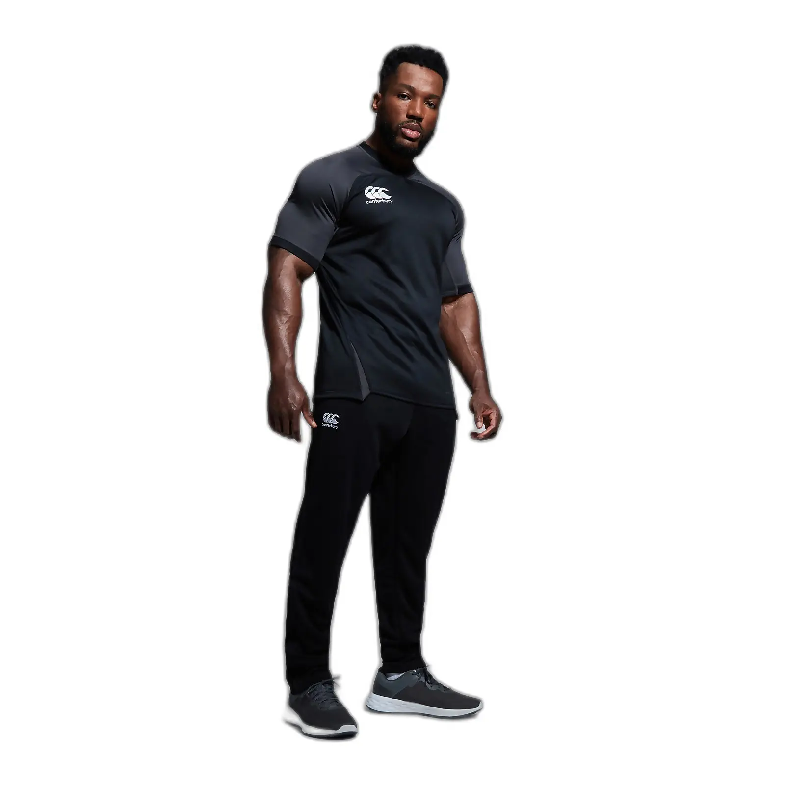 Stretch-Polyknit Jogginghose mit schmalem Schnitt Canterbury