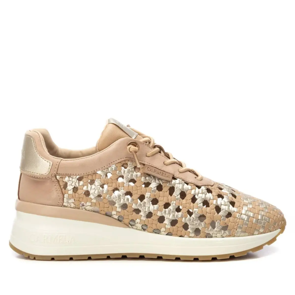 8445901853713 - Geflochtene Sneakers mit metallischen Details für Damen Carmela 8445901853713 - Geflochtene Sneakers mit metallischen Details für Damen Carmela