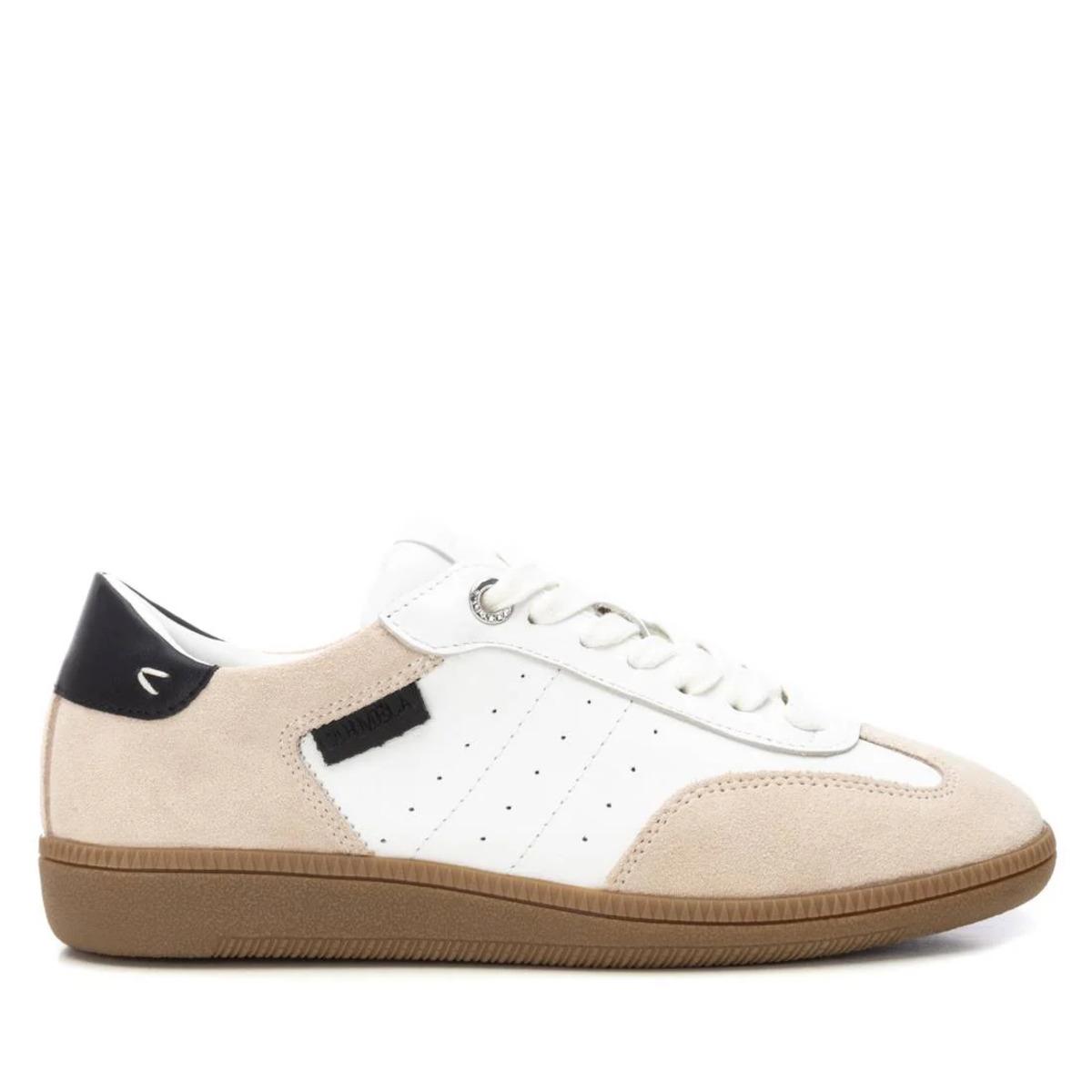 8445901822436 - Damen Leder Sneaker mit Schnürung Carmela