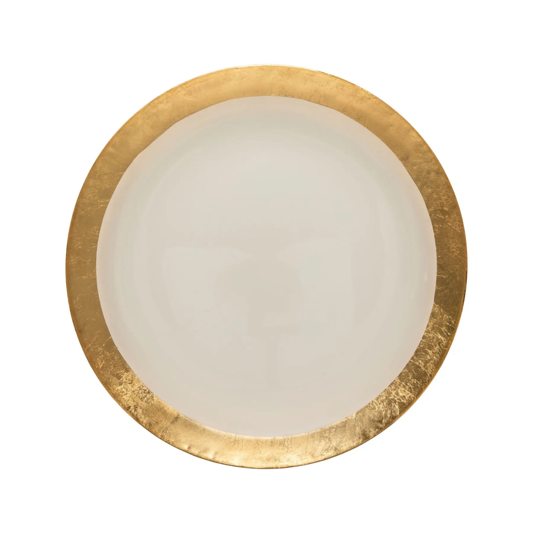 5606739830458 - Glas-Präsentationsteller mit goldenem Rand Camilla (x6)