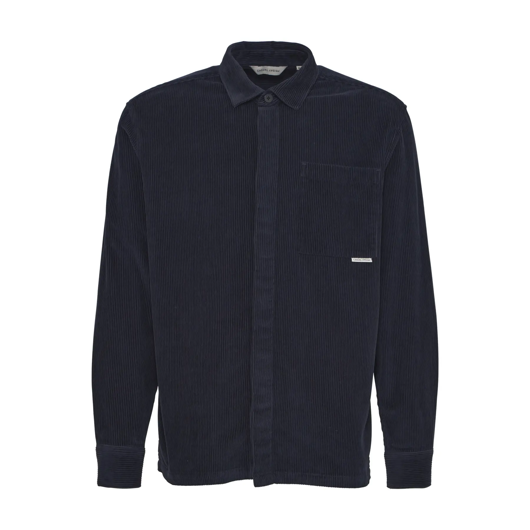 Casual Friday Bleu Overshirt Augusto Corduroy